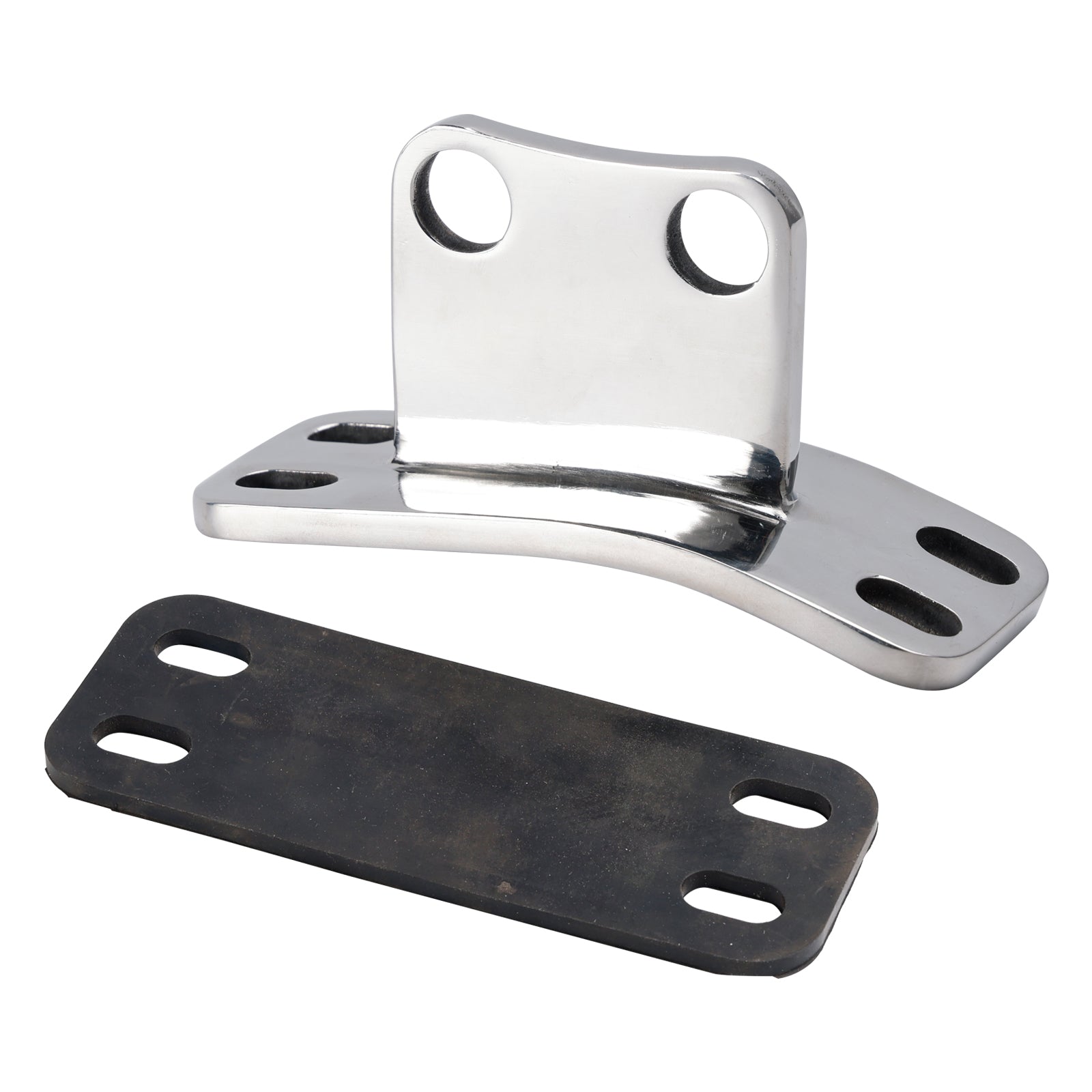 Peterbilt 359/379 Cab Lower Exhaust Stack Bracket Stainless 14-12998