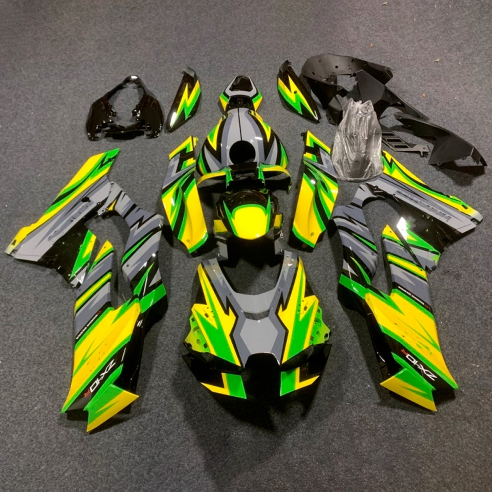 Injection Fairing Kit Bodywork ABS fit For Kawasaki ZX-10R ZX-10RR 2021-2025