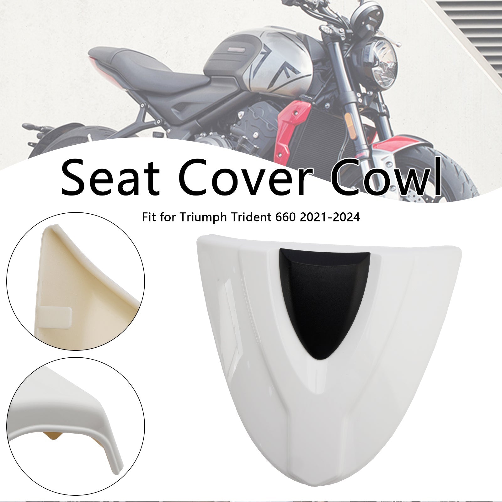 2021-2024 Trident 660 Tail Rear Seat Cover Fairing Cowl