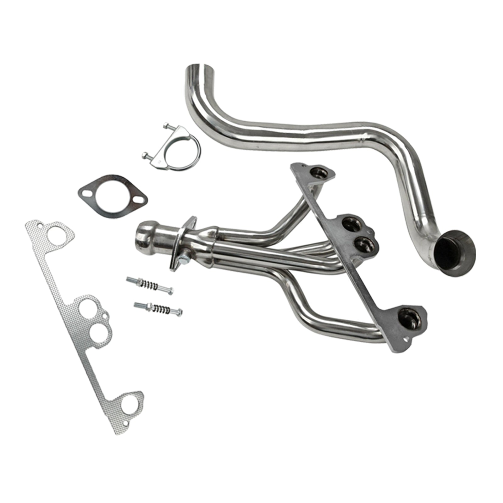 Stainless Steel Manifold Header Fit Jeep Wrangler TJ 1997-1999 2.5L L4