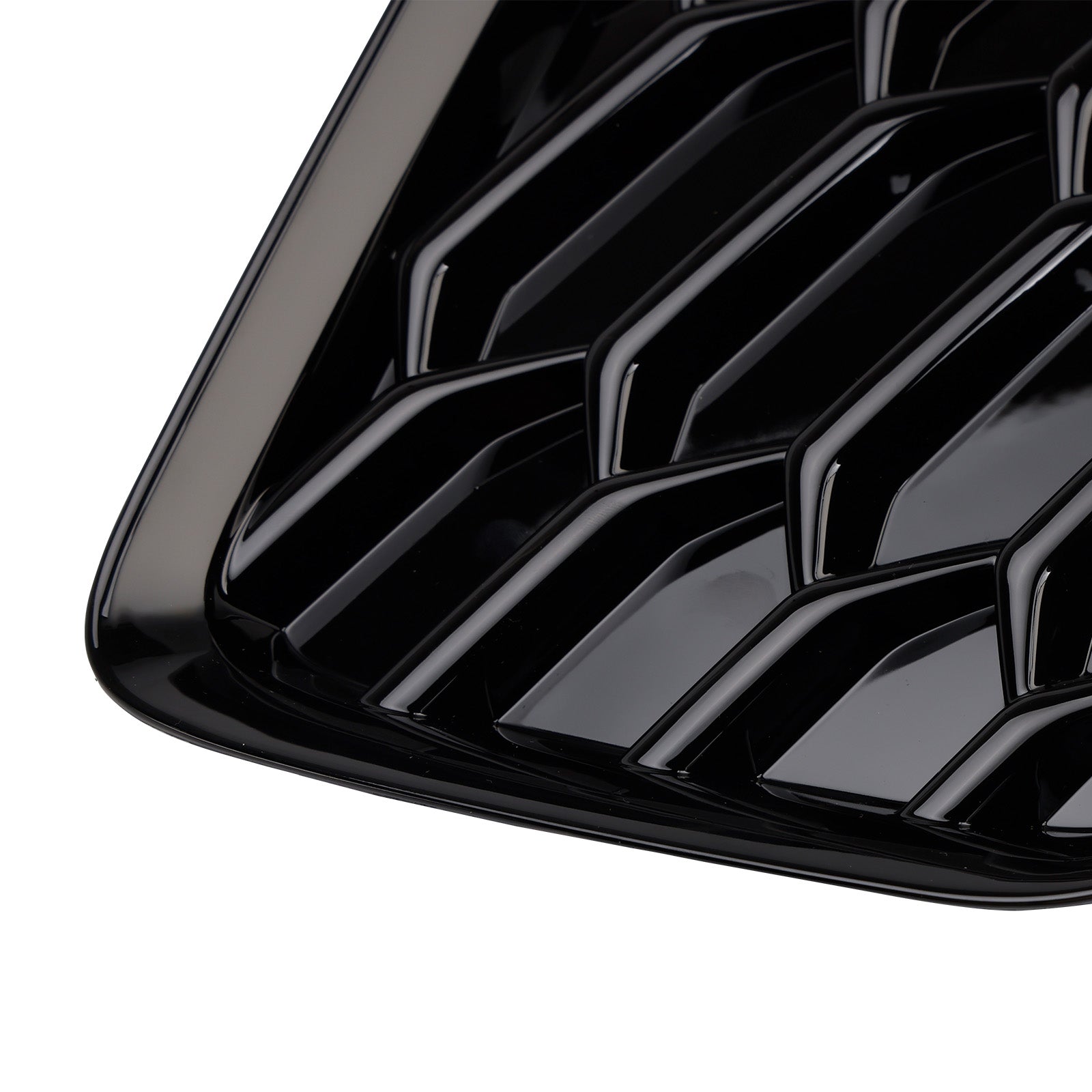 Audi A3 S-line 2021-2023 Black Front Honeycomb Fog Light Grille Cover