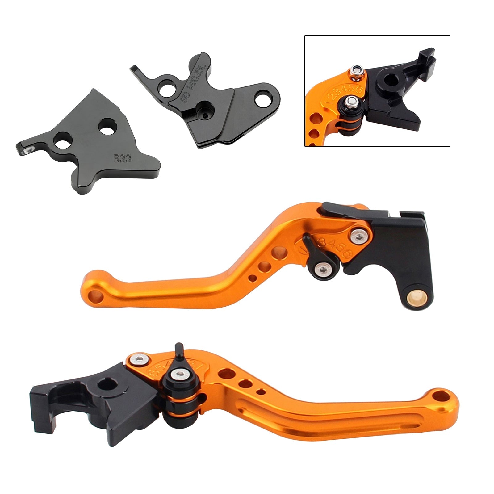 2005-2014 YAMAHA YBR125 NEW Short Clutch Brake Lever
