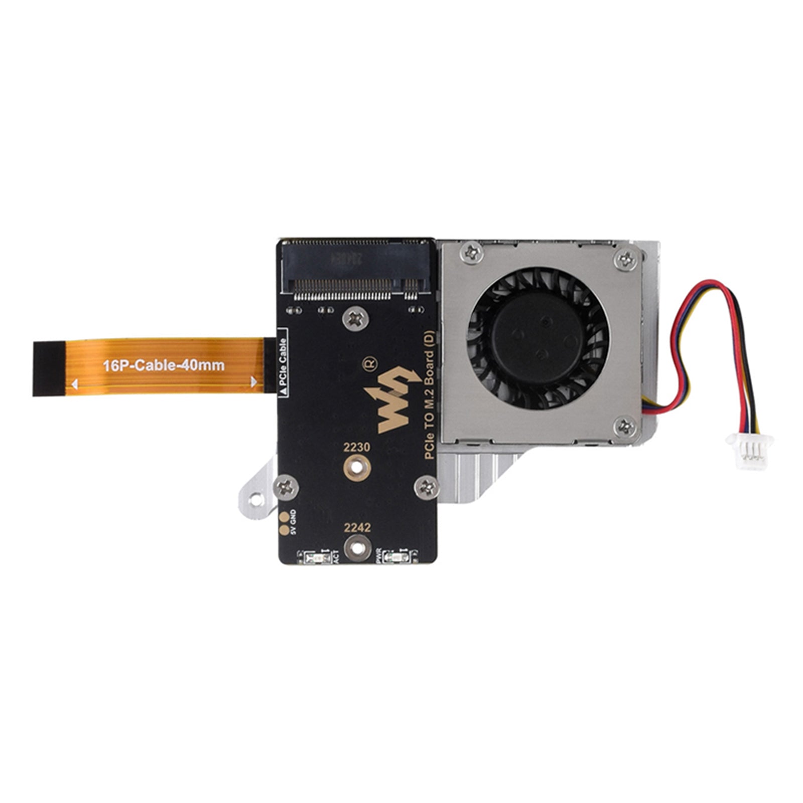 Raspberry Pi 5 PCIe to M.2 Adapter 5/5B Expansion Board Nvme Hard Disk Protocol