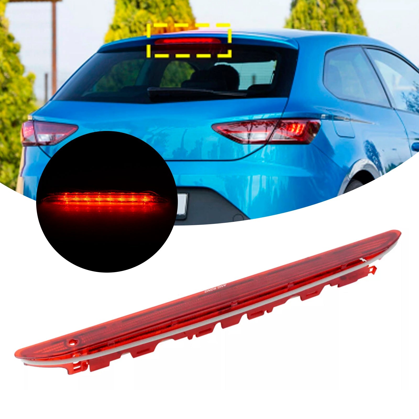 2011-2016 SEAT Leon/Leon SC/Leon ST 5F Red Lens High Level Brake LED Light Rear 3rd Stop 5F0945097