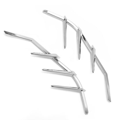 09-23 Road Street Electra Glide Chrome Mid-Frame Air Deflectors Trims