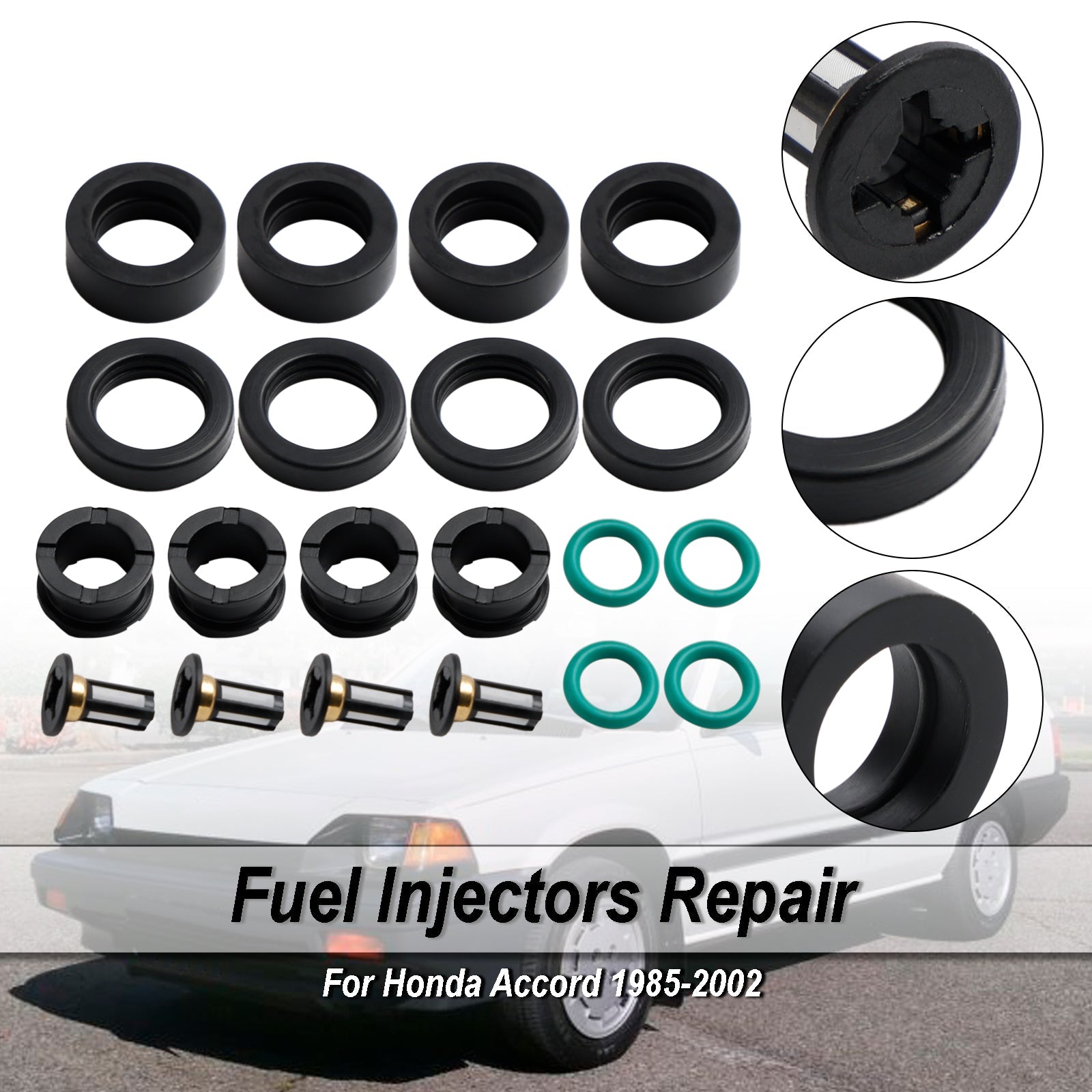 1993-1997 Honda Civic Del Sol Fuel Injector Repair Kit O-Rings Seals