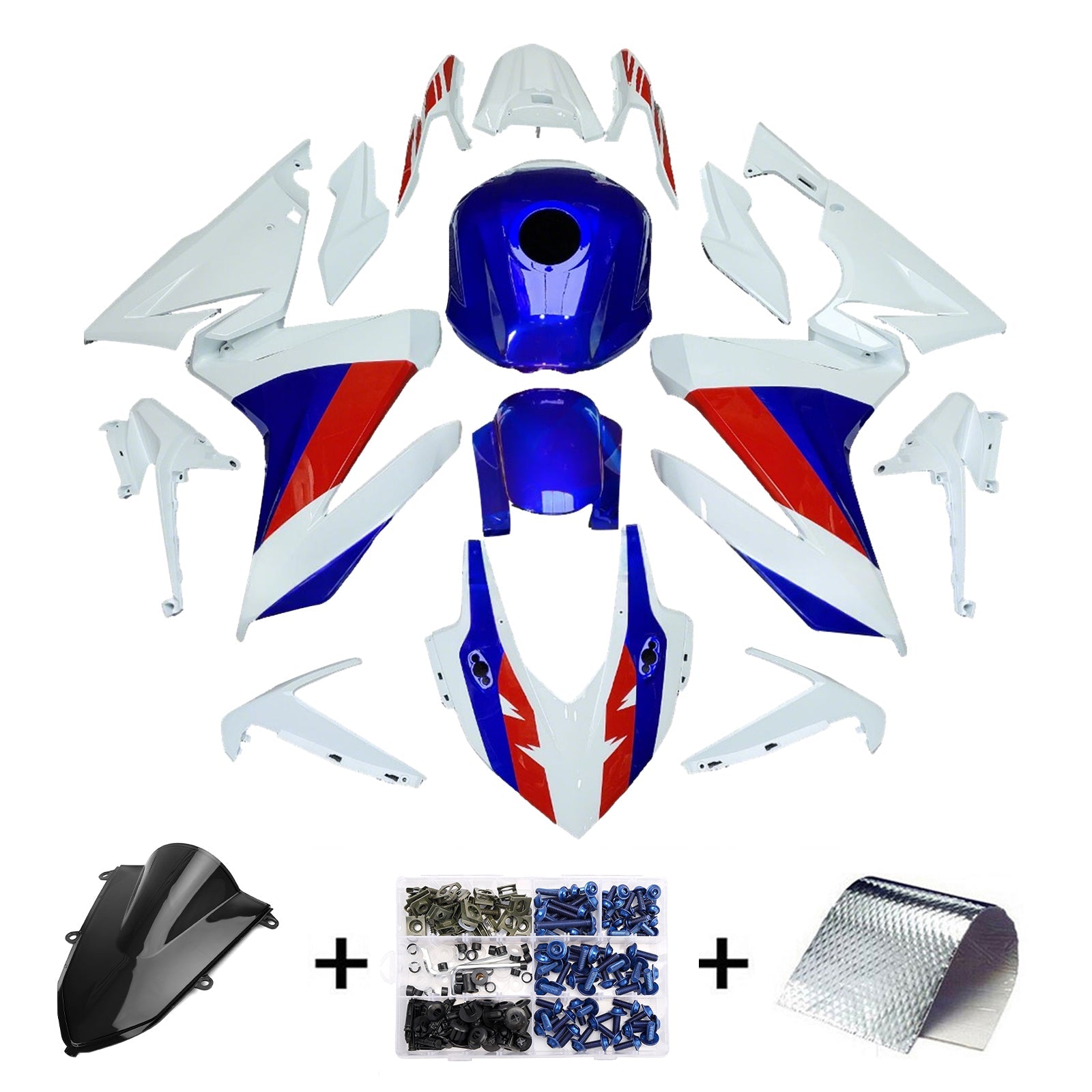 Injection Fairing Kit Bodywork Plastic ABS For Honda CBR500R 2019-2021