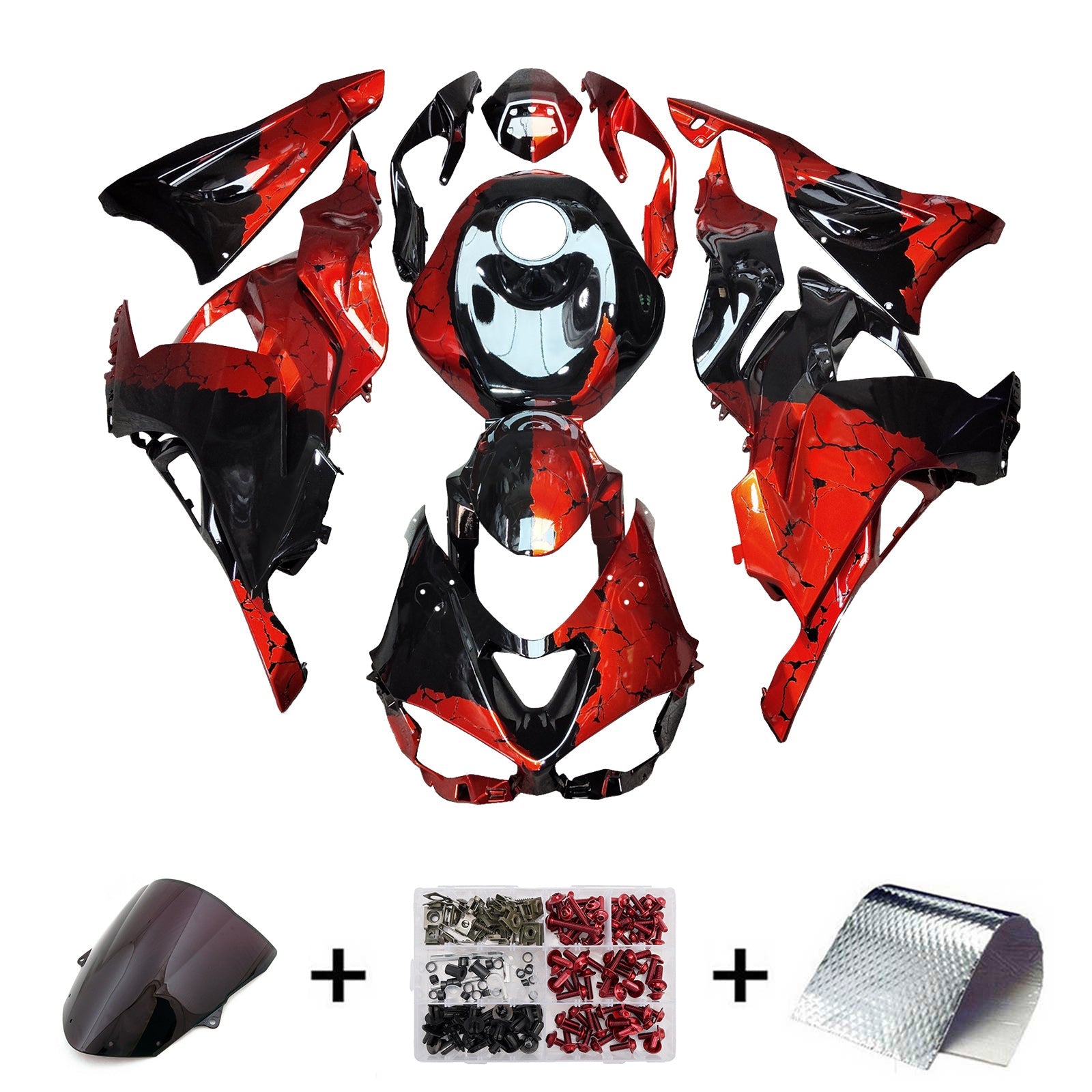 Injection Fairing Kit Bodywork Plastic ABS fit For Kawasaki ZX-6R 2024-2025