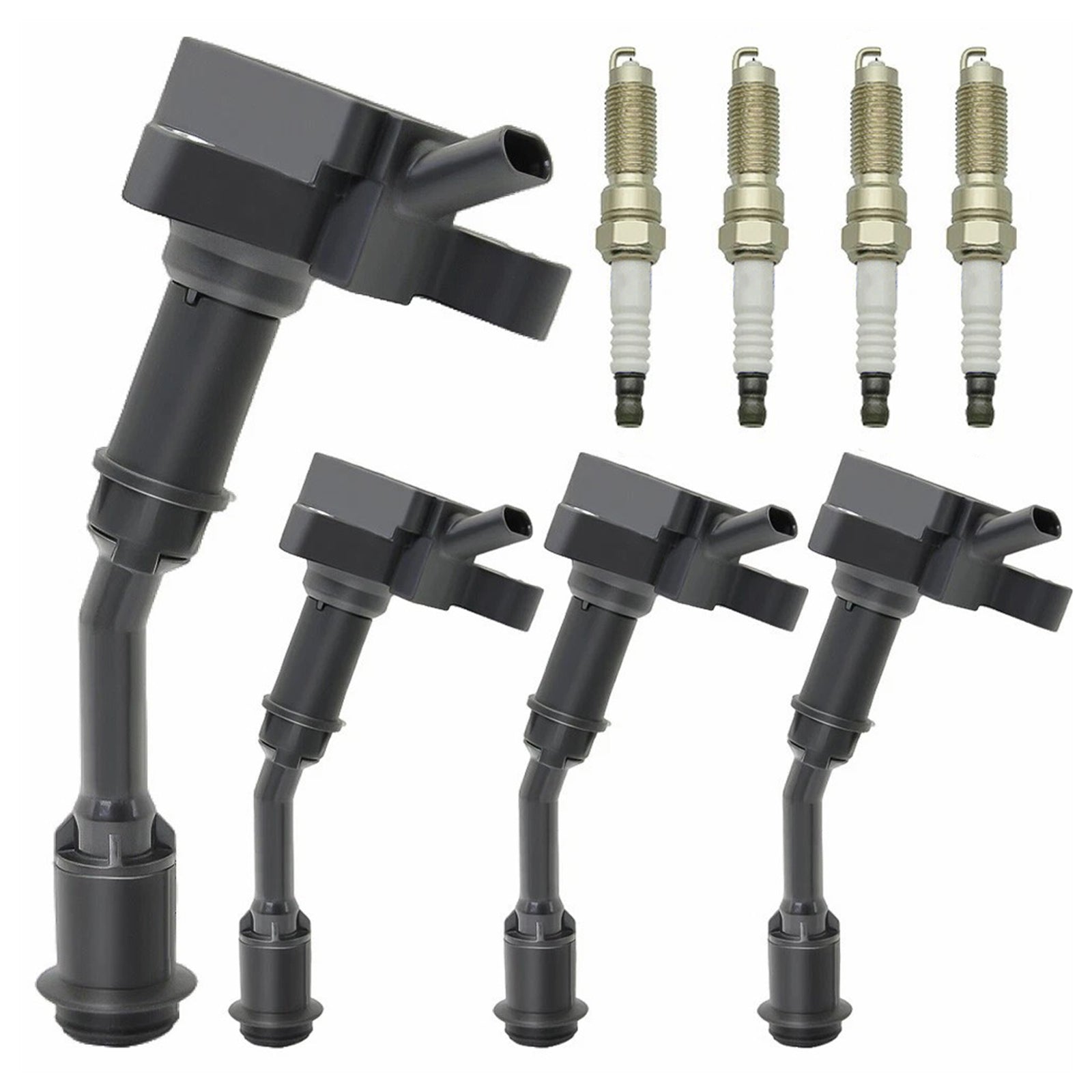 2017-2019 For Ford Escape l4 1.5l 4X Ignition Coil + 4X Spark Plug UF735 DS7Z12029A