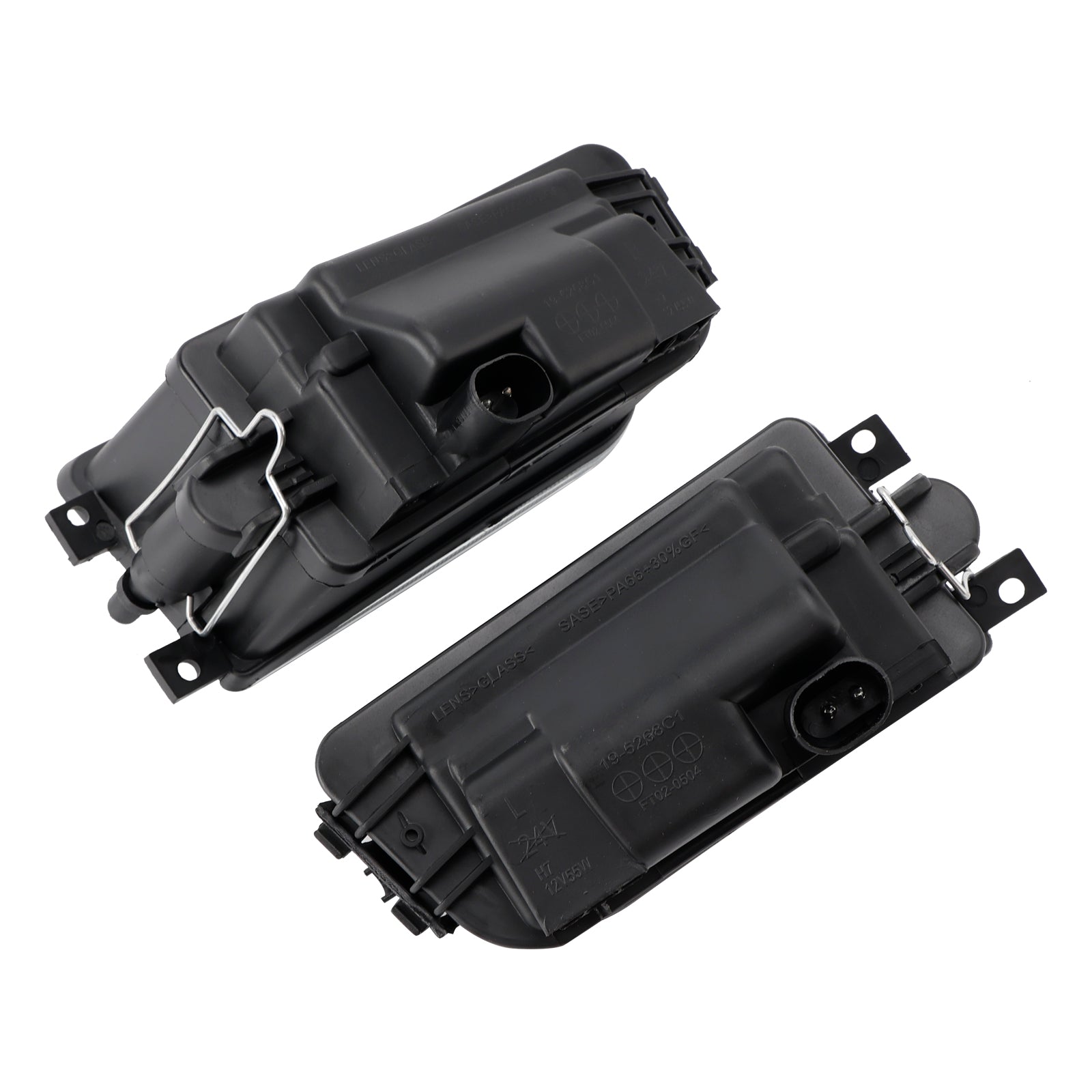 1997-2001 BMW Z3 Pair Front Bumper Fog Light Lamp Housing Shell 63178360575 63178381977