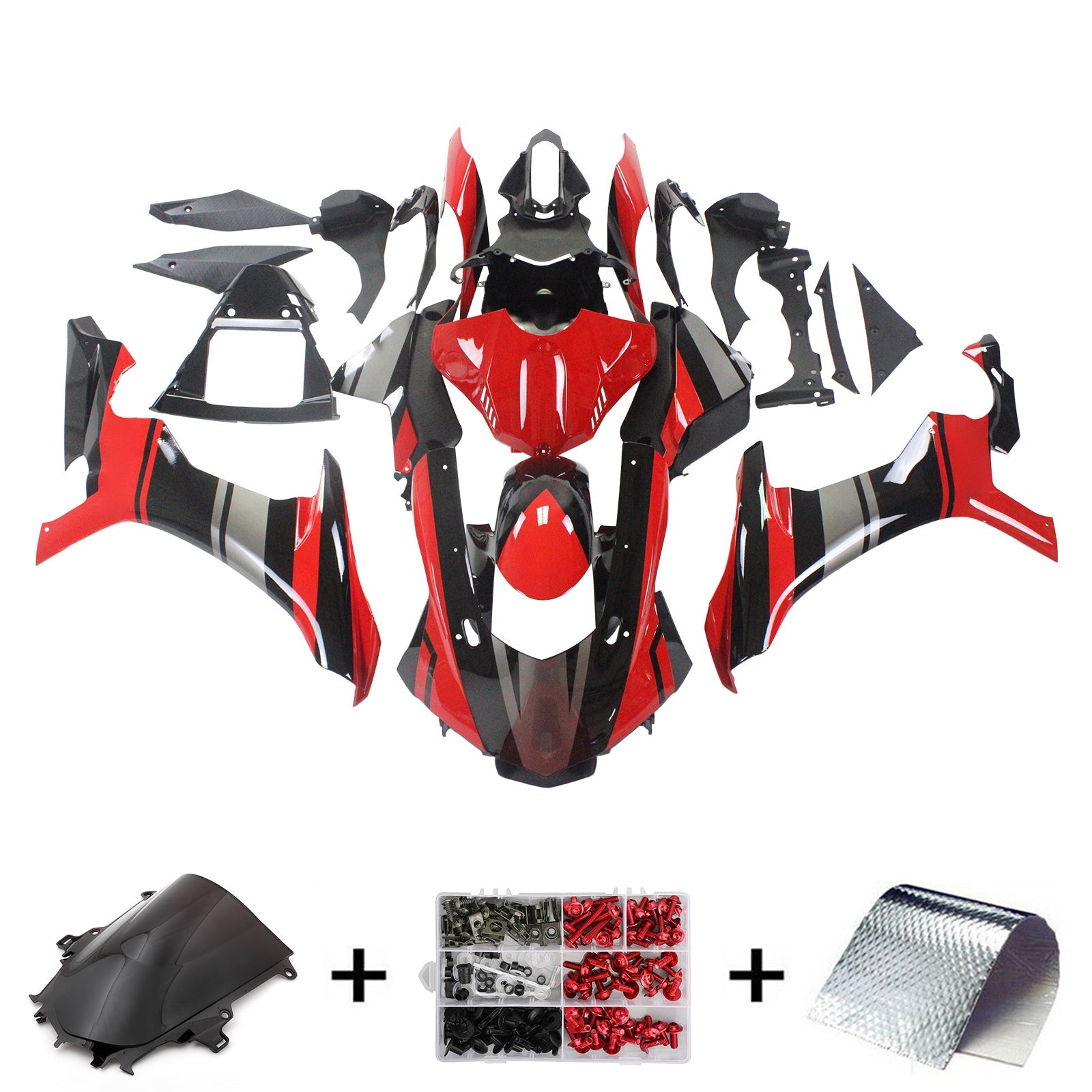 Injection Fairing Kit Bodywork Plastic ABS fit For Yamaha YZF 1000 R1 2015-2019