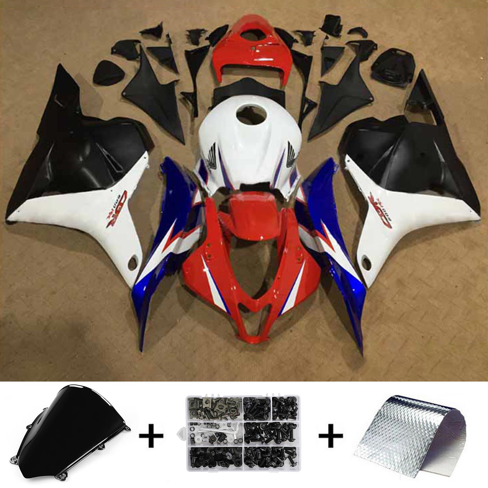 2009-2012 Honda CBR600RR F5 Fairing Kit Bodywork Plastic ABS