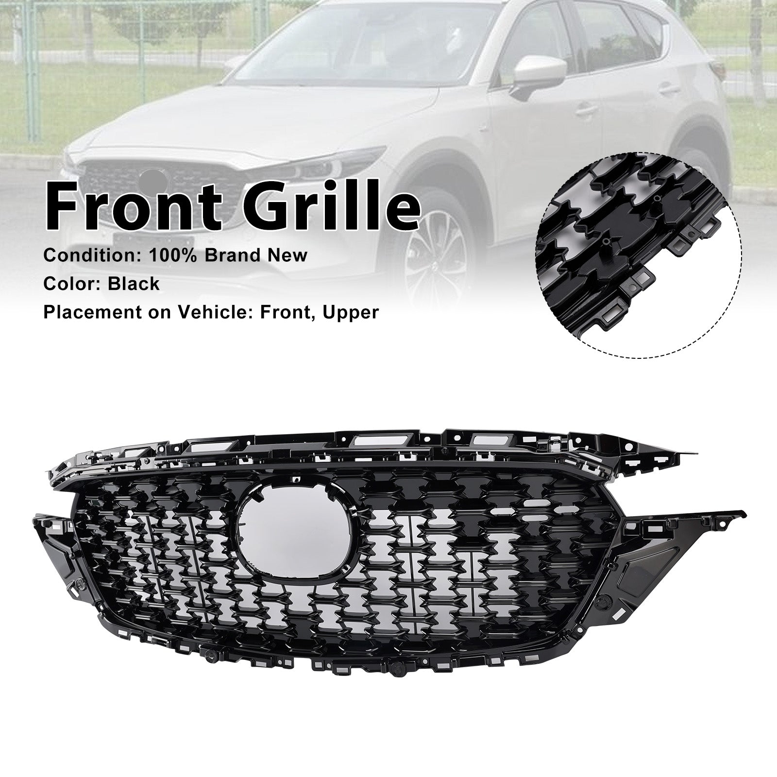 2022-2025 Fit Mazda CX-5 Front Bumper Grill Grille KSD5-50719