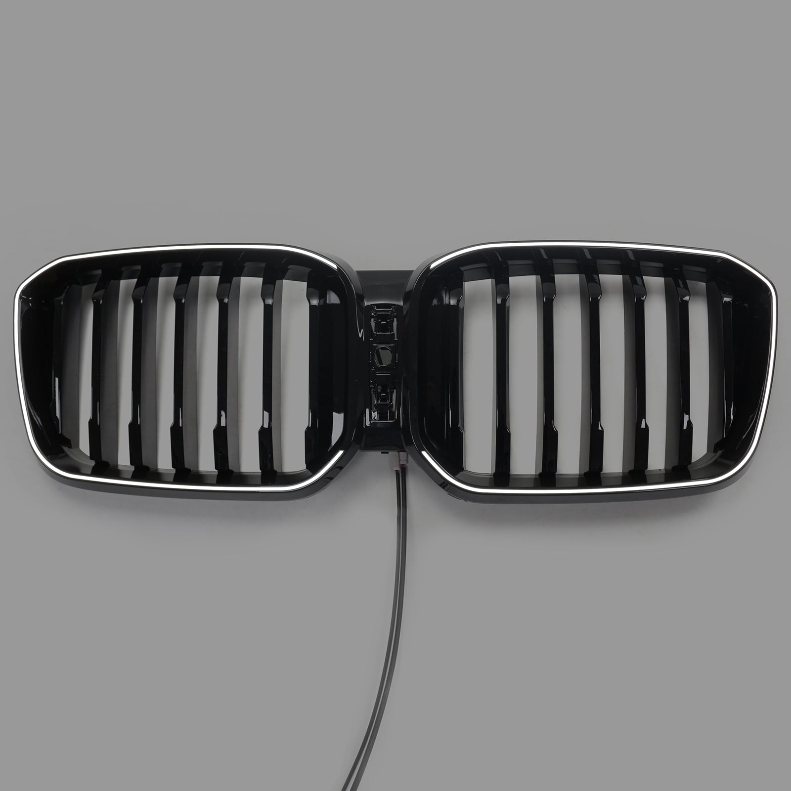 2022-2025 BMW X3 G01 X4 G02 Glossy Black Front Bumper Kidney Grille With Camera Hole