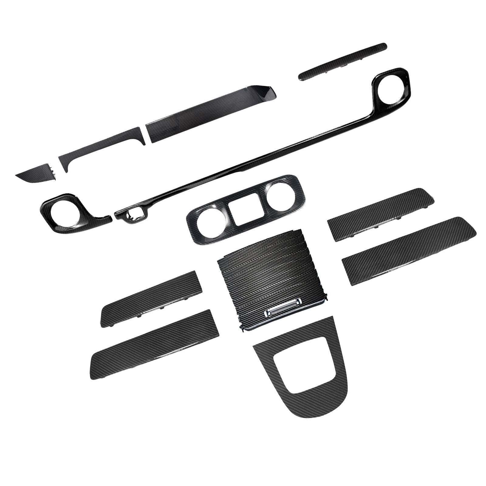 2025+ Fit Mercedes W465 G550 G580 G63 Dry Carbon Dash Interior Trim Panel Set