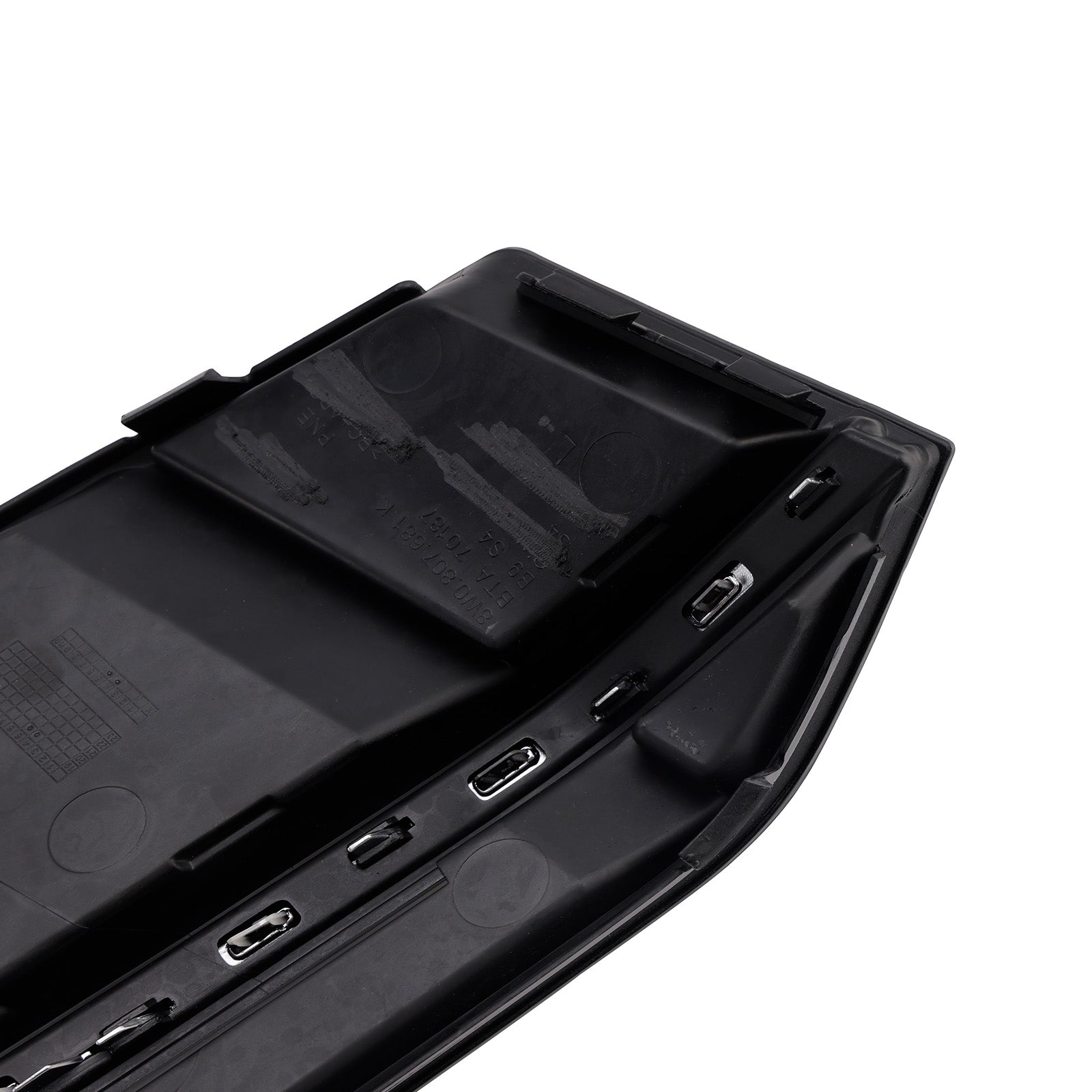 2016-2019 Audi A4 B9 S4 2PCS Black Chrome Front Bumper Foglight Grille Grill