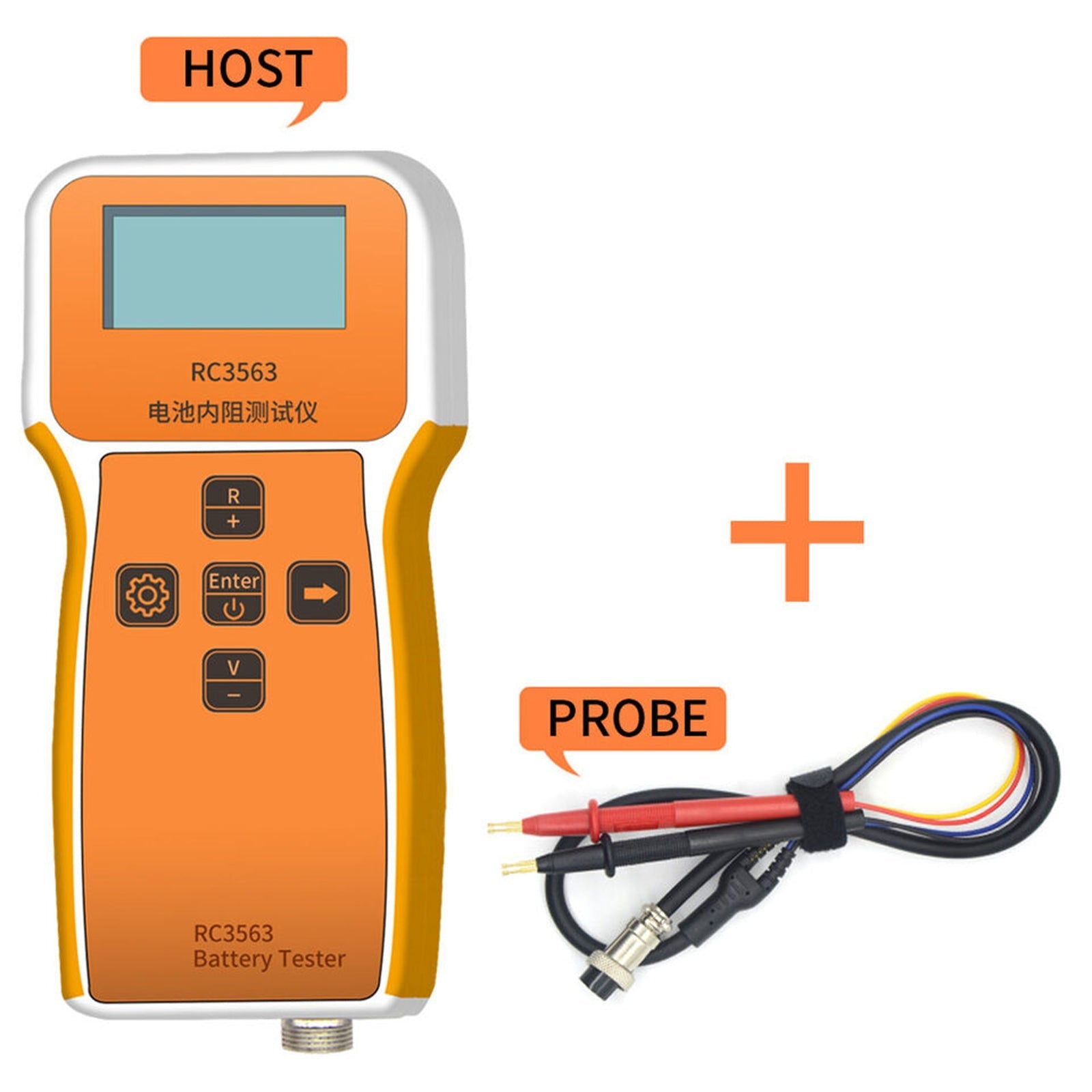 RC3563 Battery Voltage Meter Internal Resistance Voltage Tester Detector