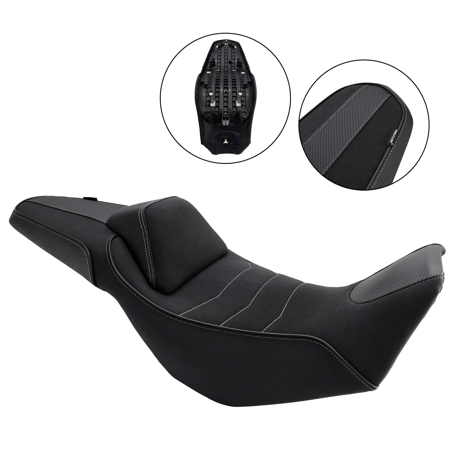 2024-2025 Honda Nx400 Nx500 Complete Cushion Rider Passenger Seat +15Mm