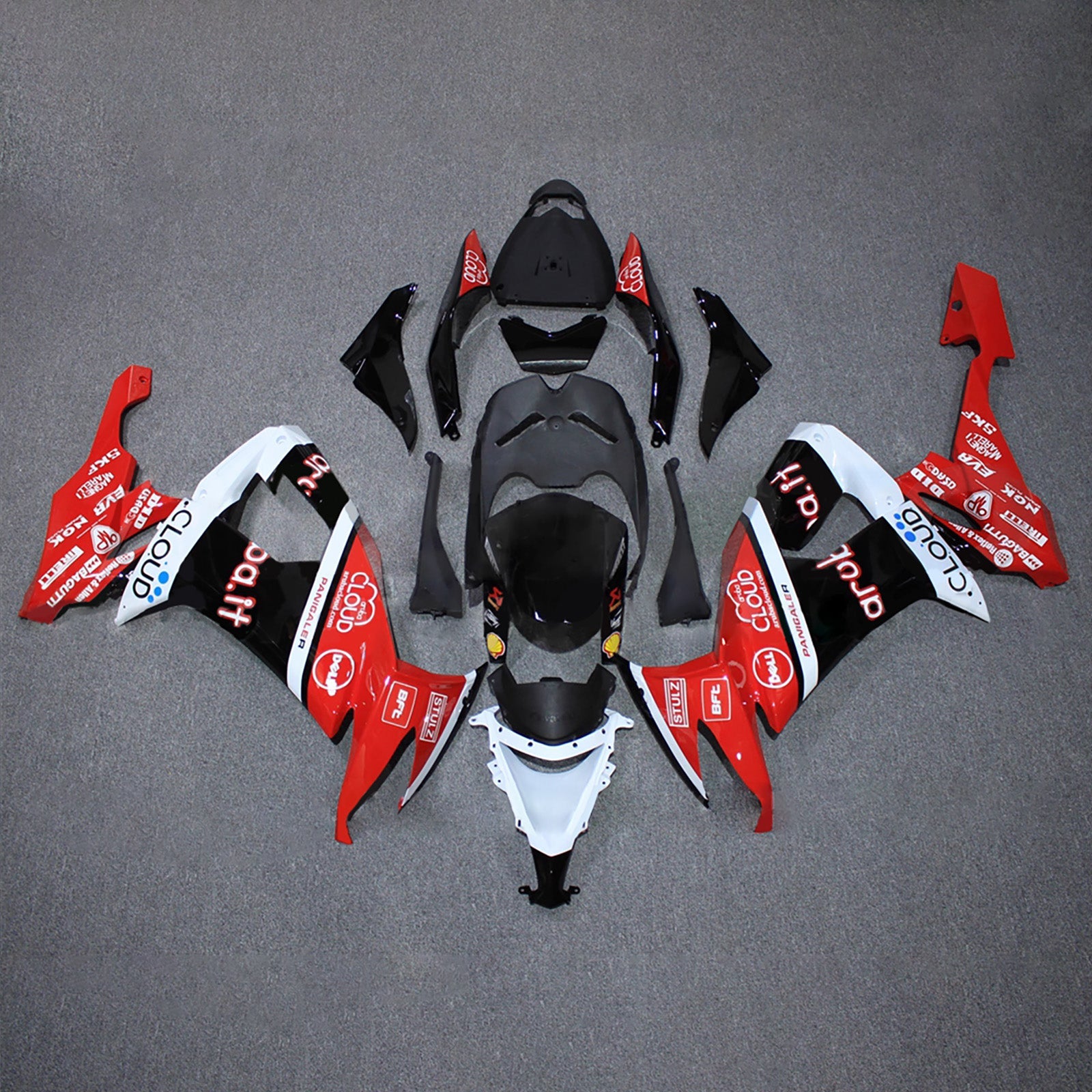Injection Fairing Kit Bodywork Plastic ABS fit For Kawasaki ZX10R 2008-2010