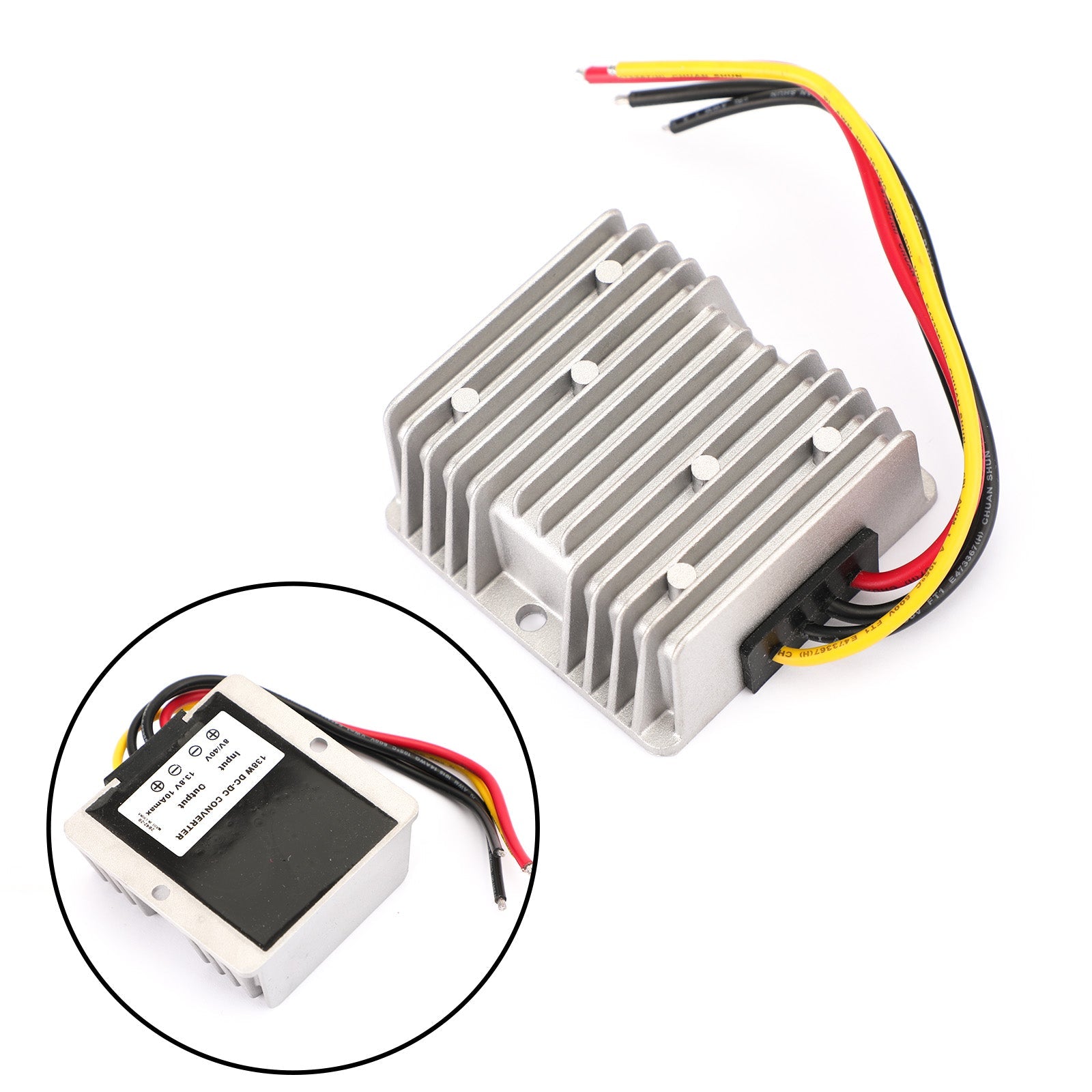 Areyourshop DC 9V-36V To 13.8V 10A 138W Step Up/Down Power Regulator Converter Module