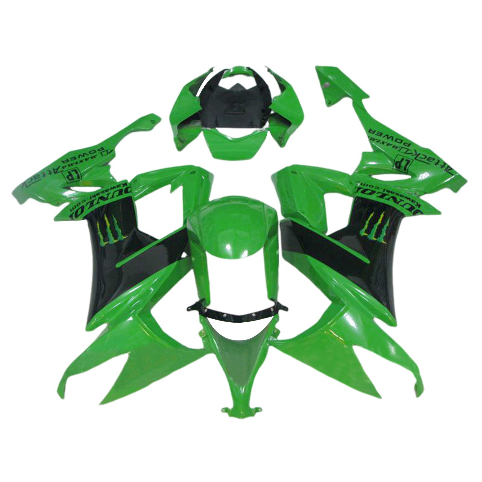 2008-2010 Kawasaki ZX10R Injection Fairing Kit Bodywork Plastic ABS