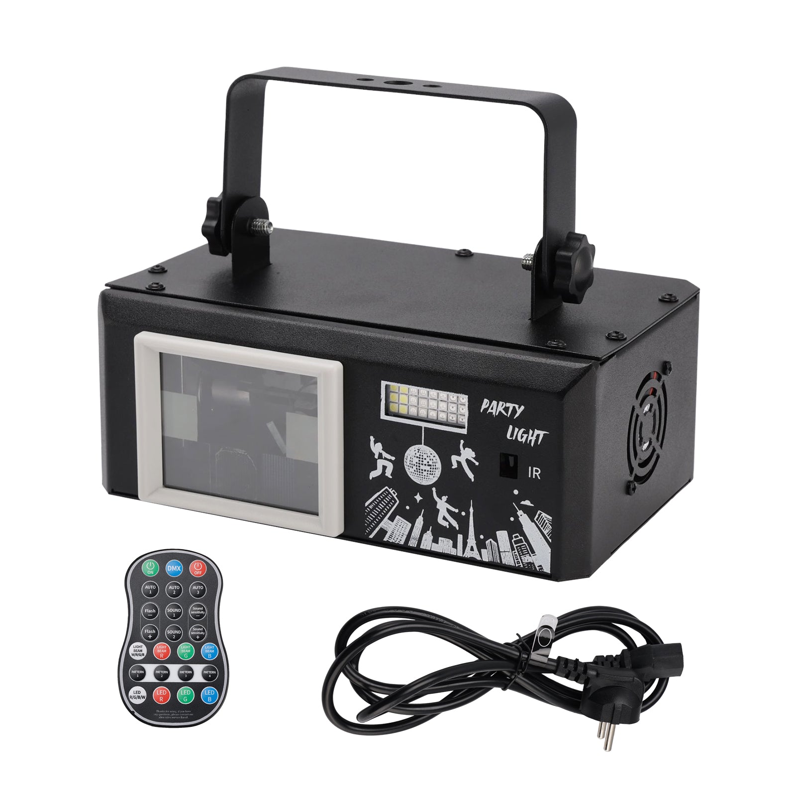 6IN1 Stage Laser Light Disco Party LED UV Stage Lighting System Club Stage Light