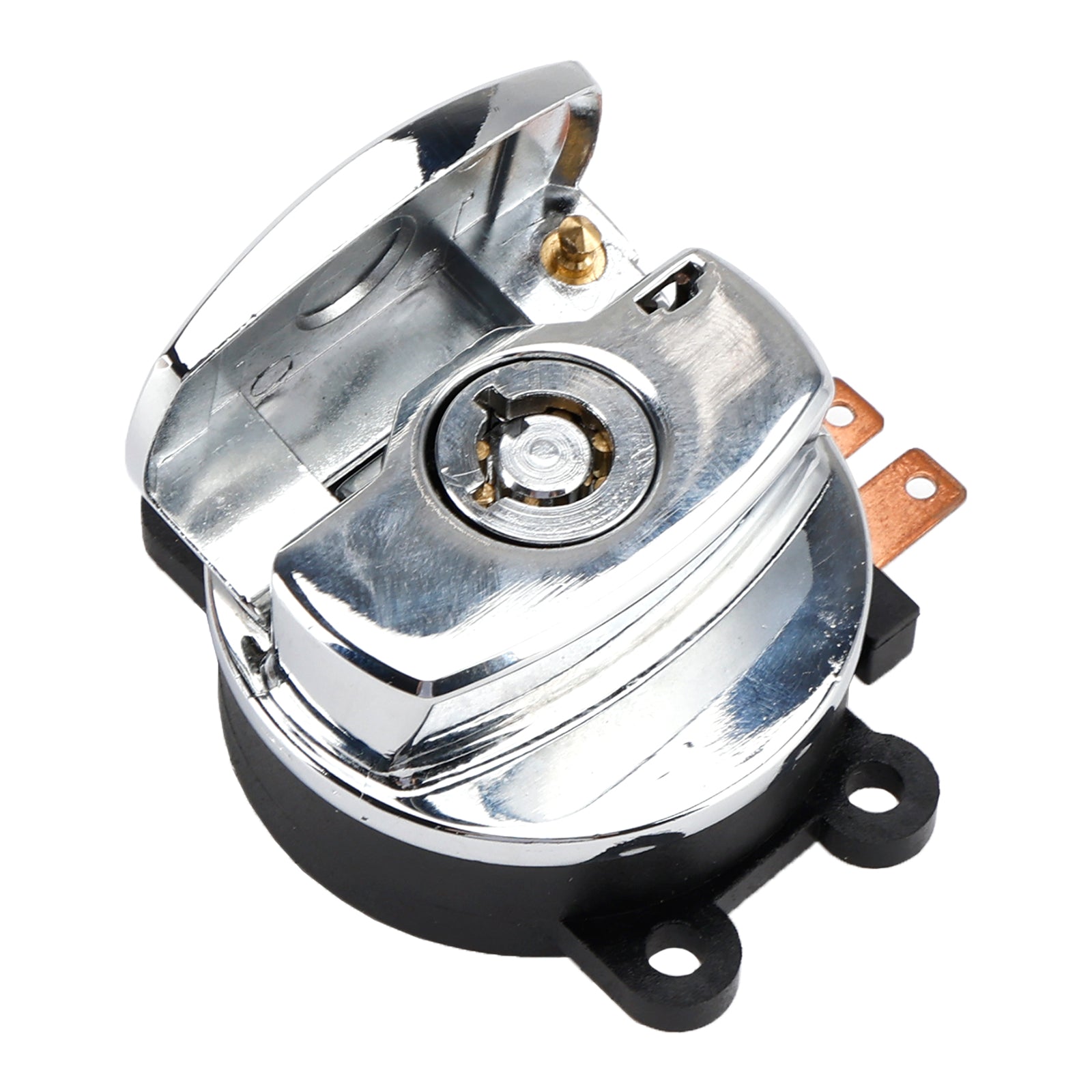 Chrome Ignition Switch with Keys for Dyna FXDWG 96-10 Softail FXST FLST 00-10
