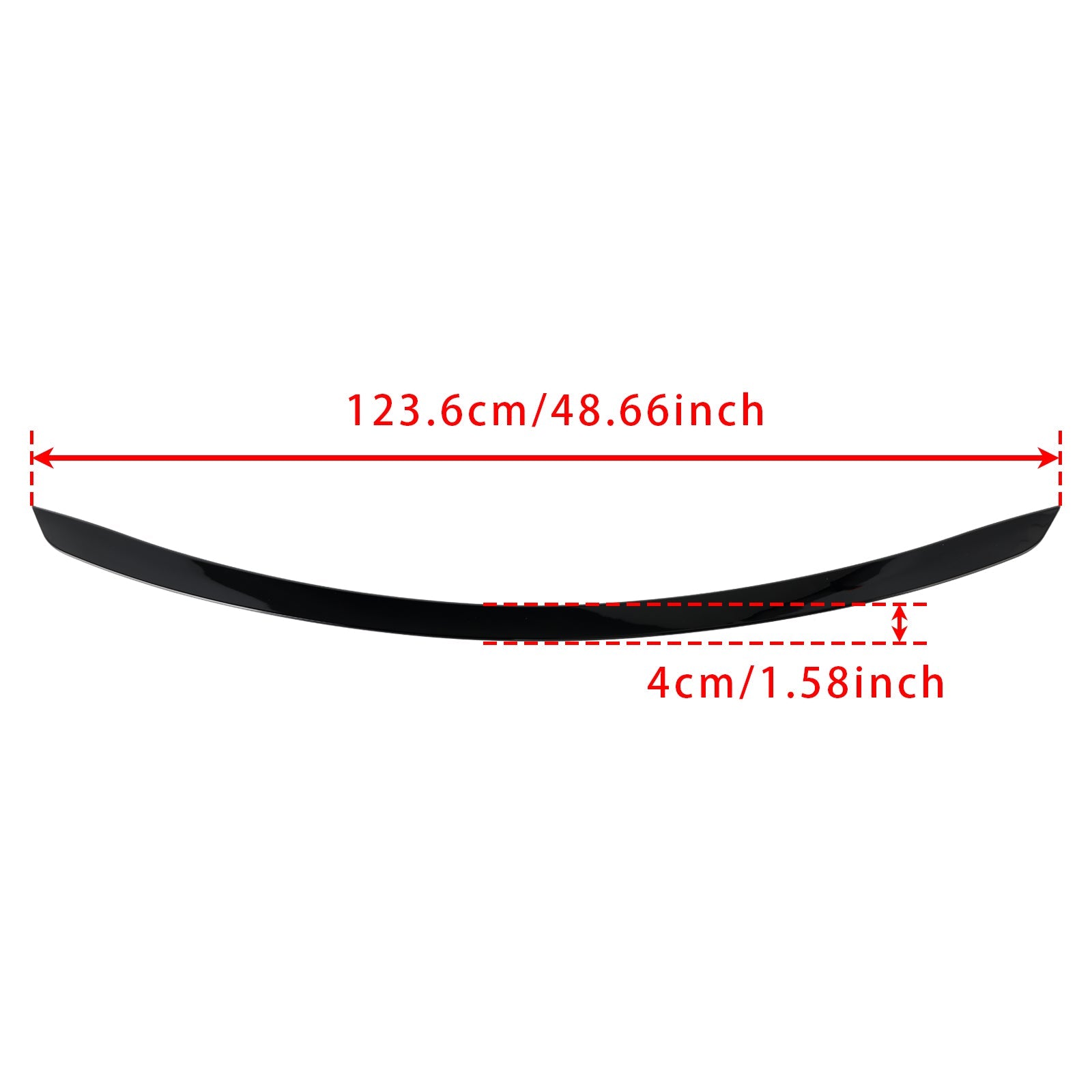 Gloss Black Rear Boot Spoiler For Mercedes E Class W213 16-20 E63S Style