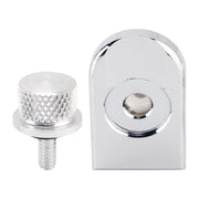 1/4"-20 Silver Seat Bolt Screw Plate Release Kit For Touring Softail Dyna 96-23