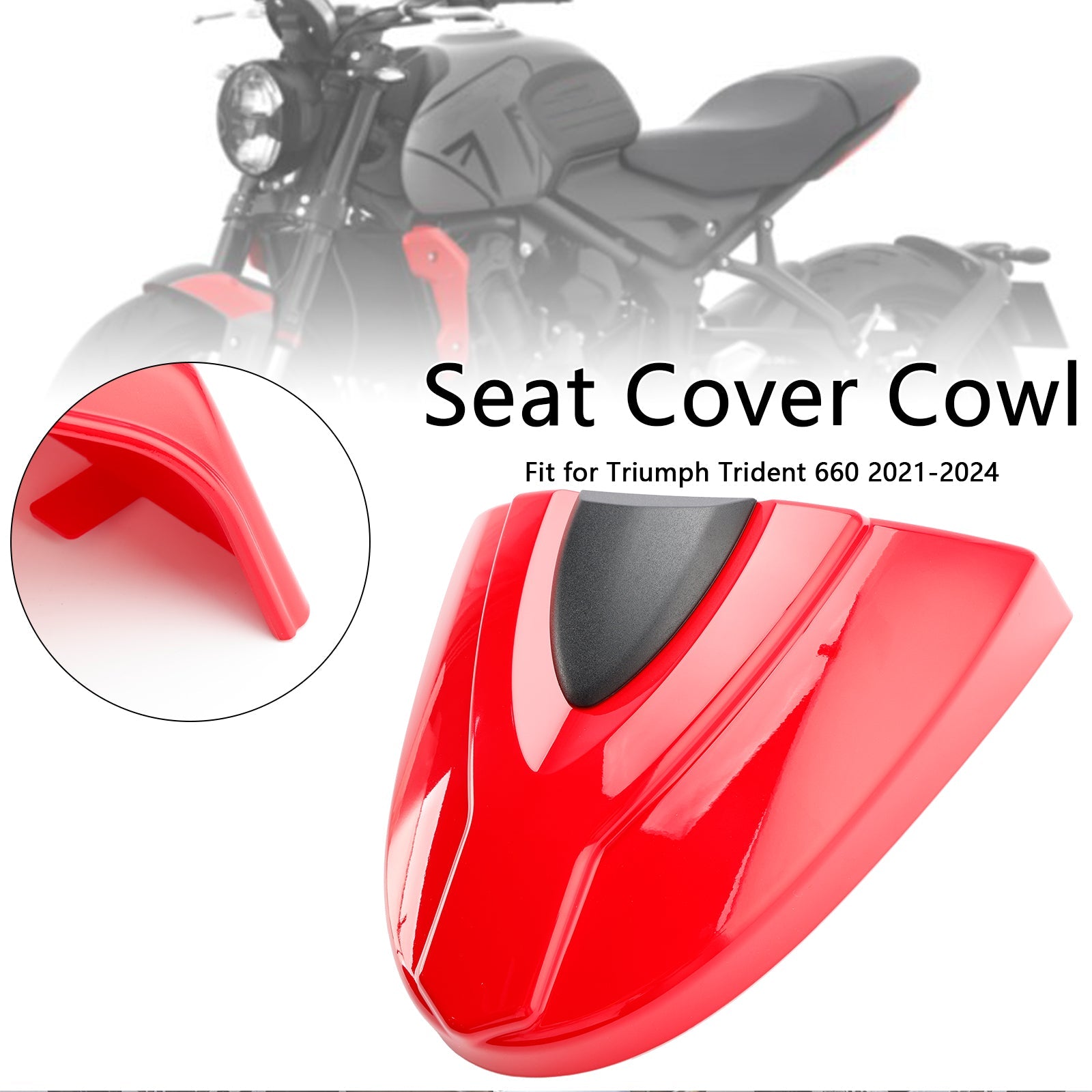2021-2024 Trident 660 Tail Rear Seat Cover Fairing Cowl