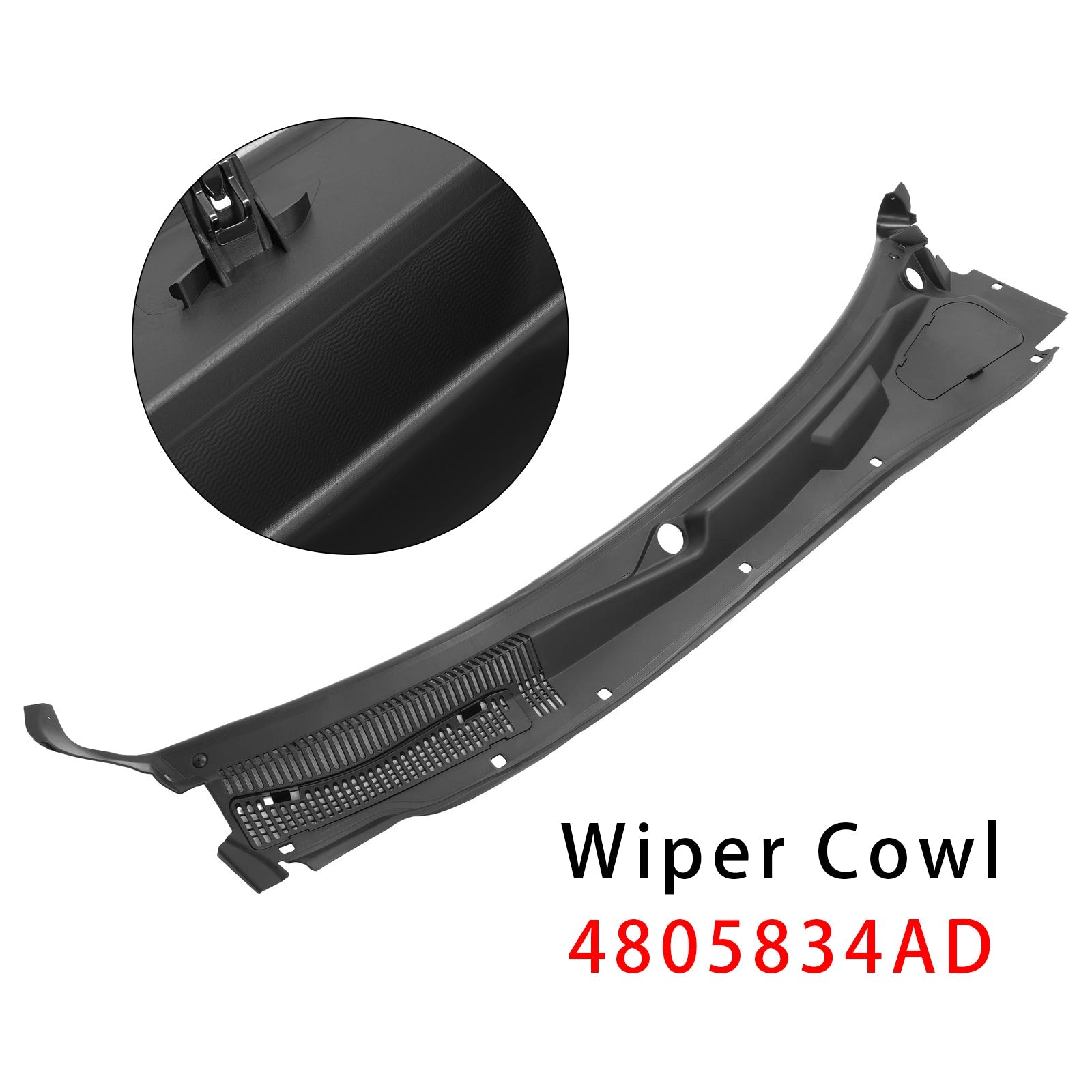 2005-2010 For Chrysler 300 Windshield Wiper Cowl Top Panel 04805834AD