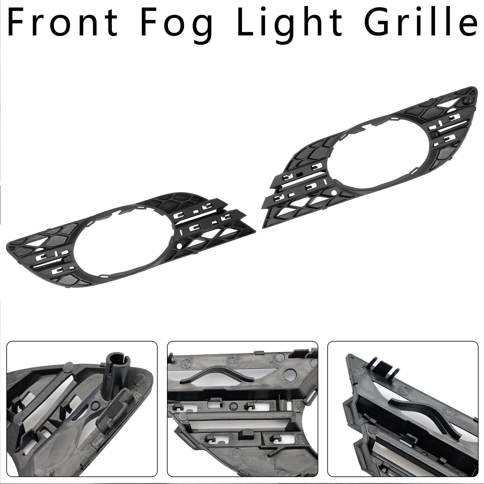 2007-2009 Mercedes Benz E-Class W211 E350 4Matic Base 2PCS Fog Light Trim Set 2118850822 MB1038115