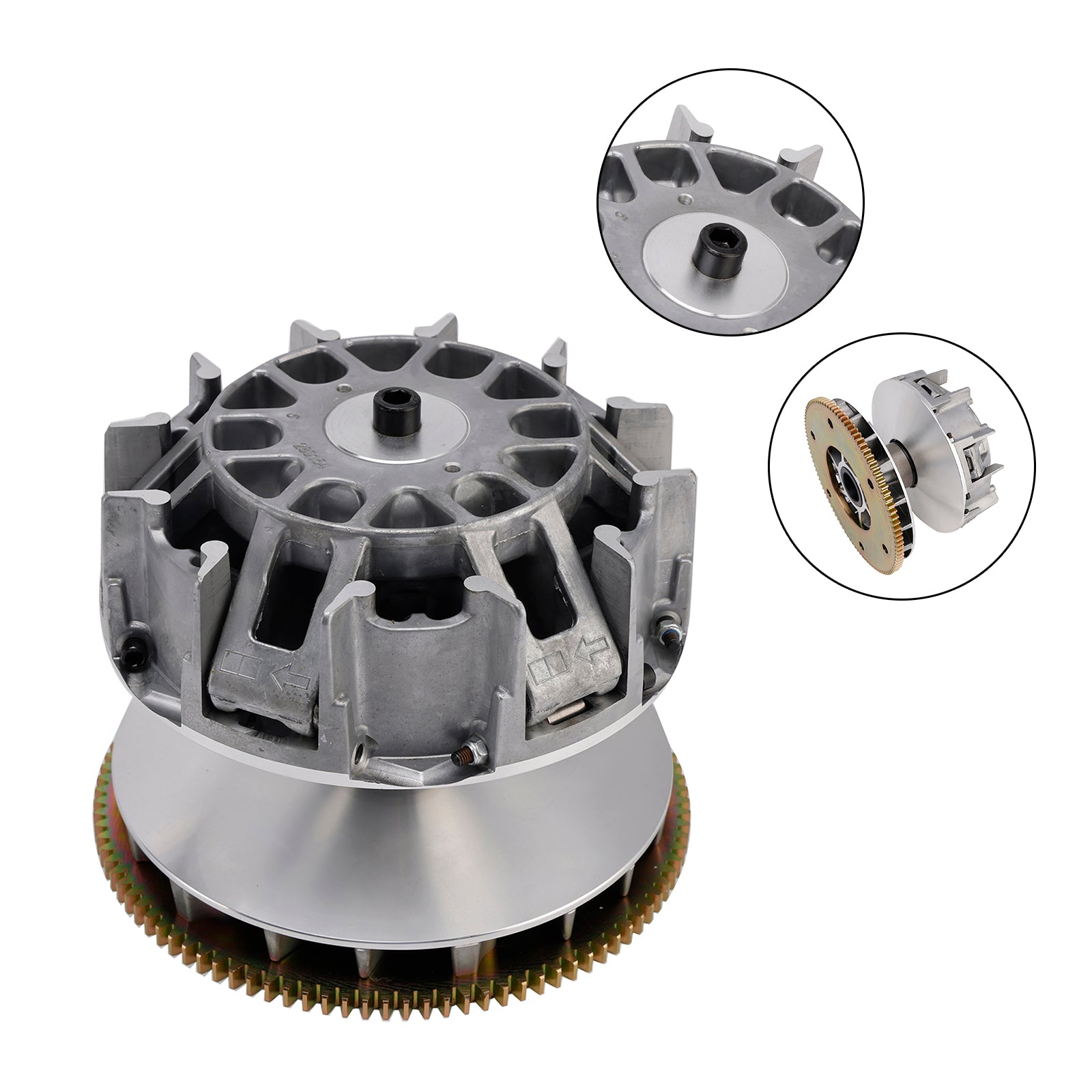 2025 Can-Am Outlander MAX 450 6X6 DPS EFI Front Clutch Variator Pulley Set 420280515 420280157/420280522