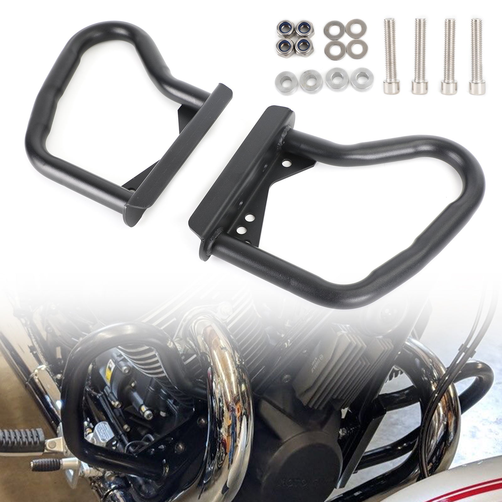 2016-2020 MOTO GUZZI V9 Bobber Engine Protection Guard Crash Bar Generic