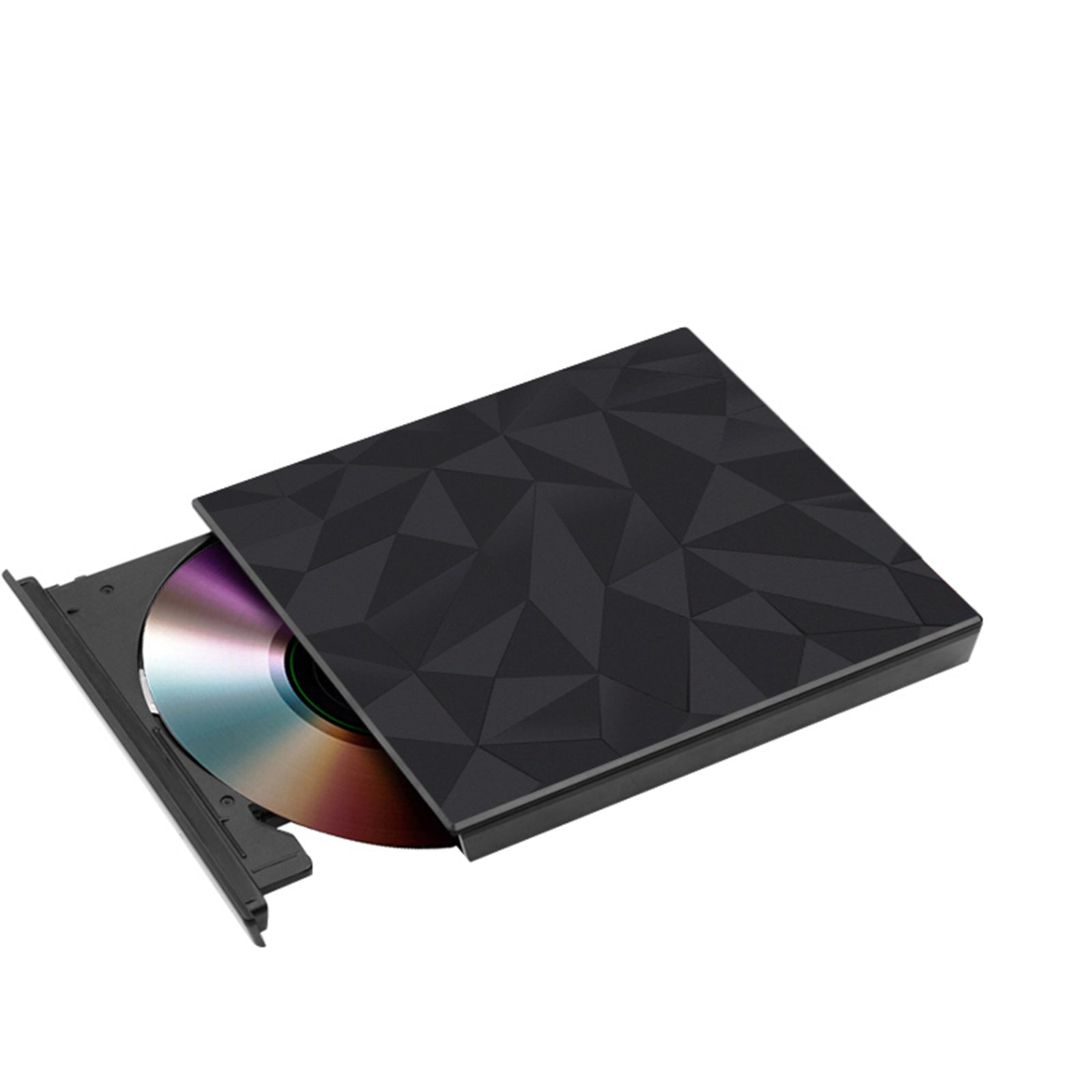 Slim External Cd Dvd Drive Usb3.0 Big Drill Face Writer Burner For Mac Laptop Pc
