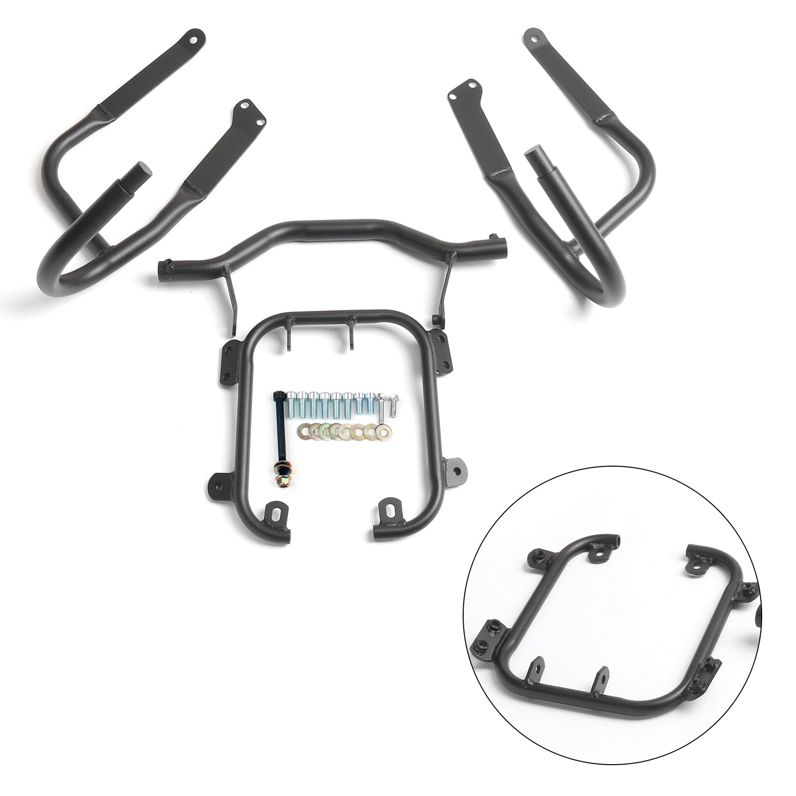2005-2013 BMW R1200RT Crash bars Protection Black Generic