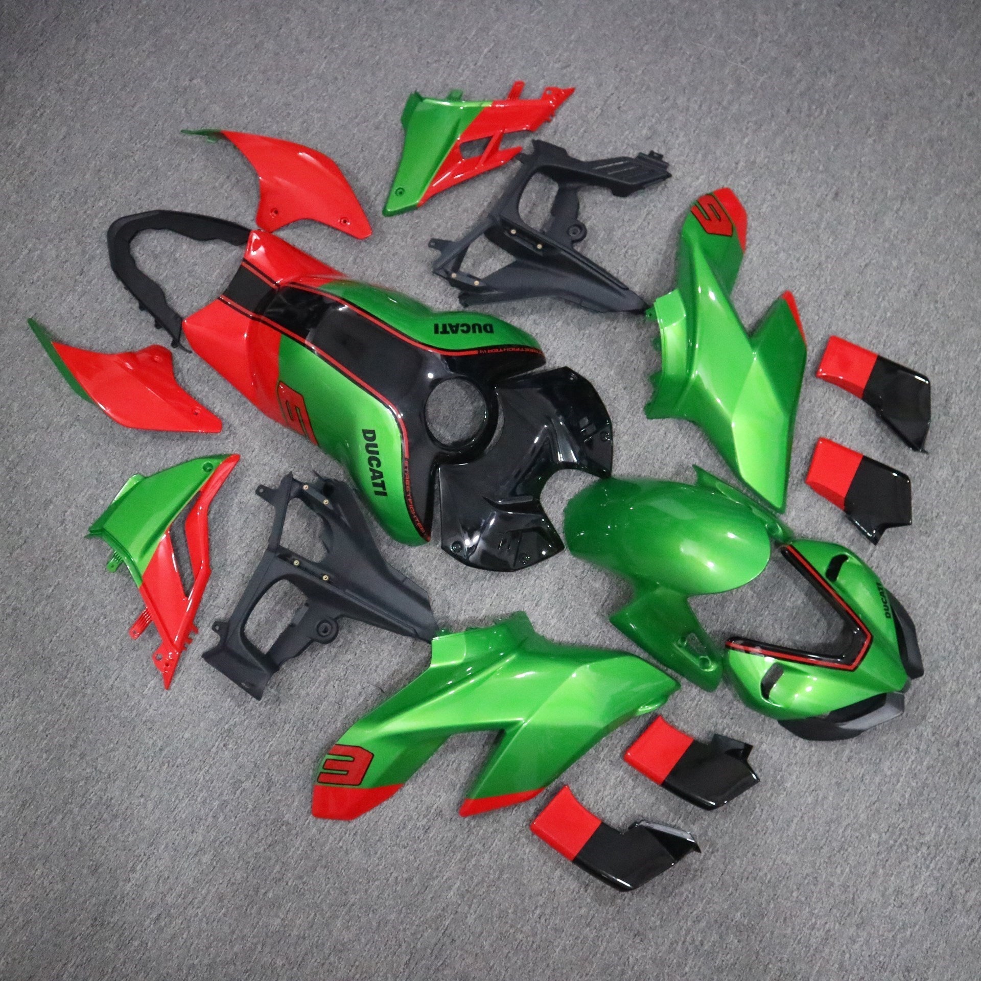 2020-2022 Ducati Street Fighter V4 Injection Fairing Kit Bodywork