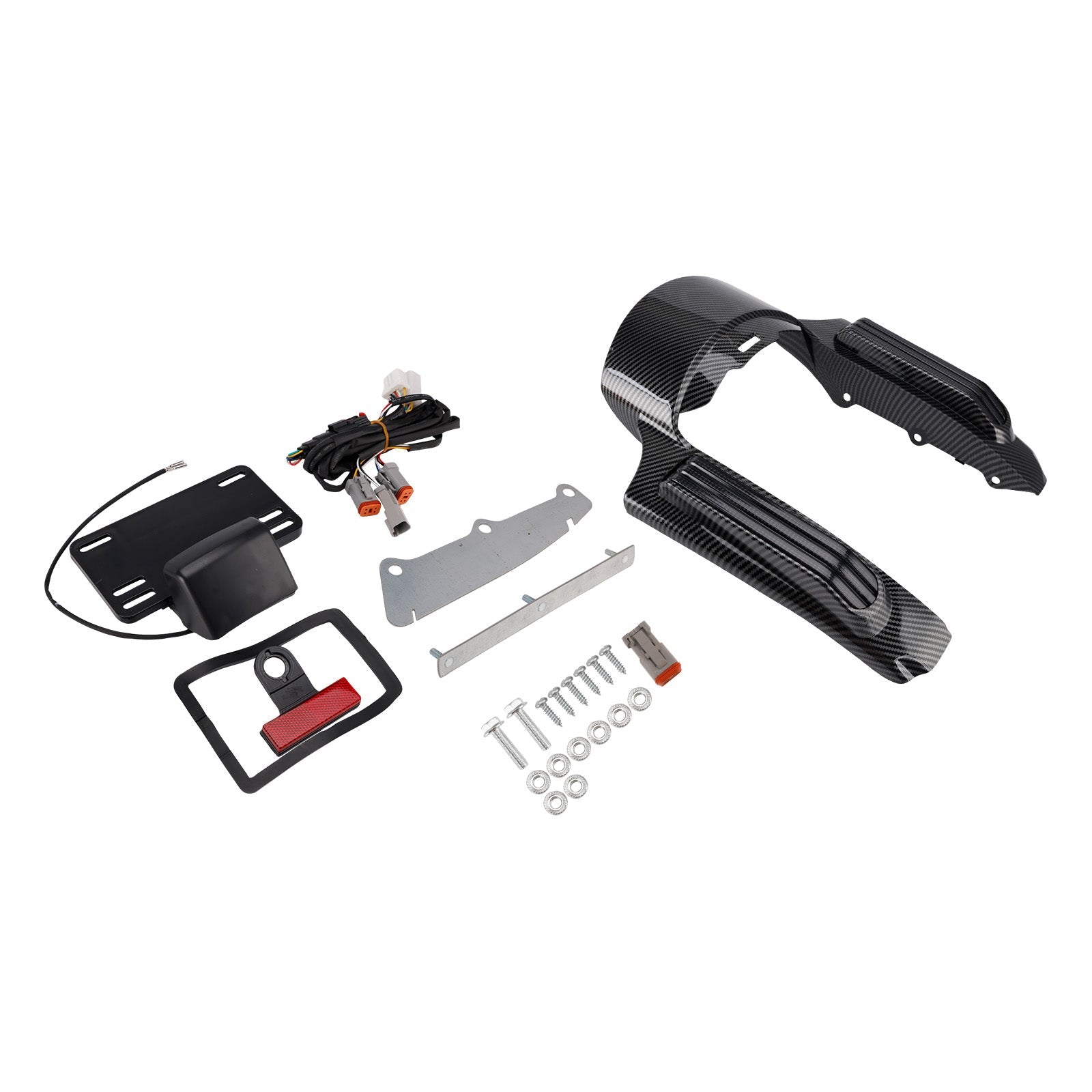 Rear Fender LED Light fit for Touring Road King FLHR Street Glide 2014+