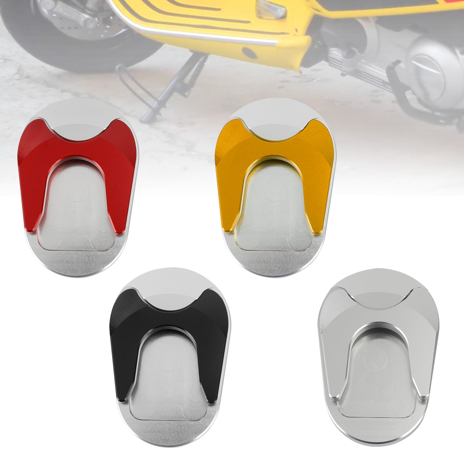 2013-2021 Vespa GTS300 Kickstand Enlarge Plate Pad Generic