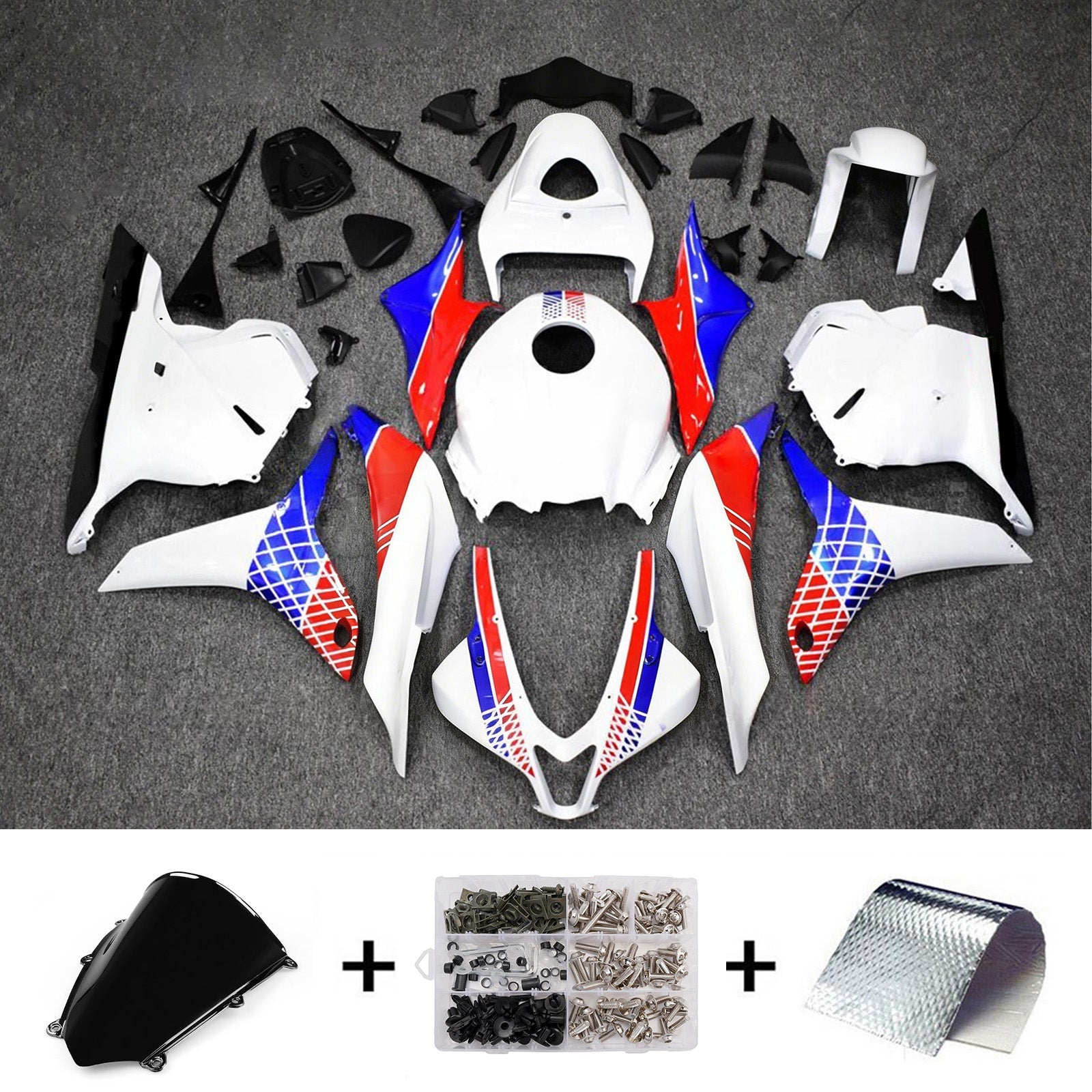 Injection Fairing Kit Bodywork Plastic ABS For Honda CBR600RR 2009-2012 F5