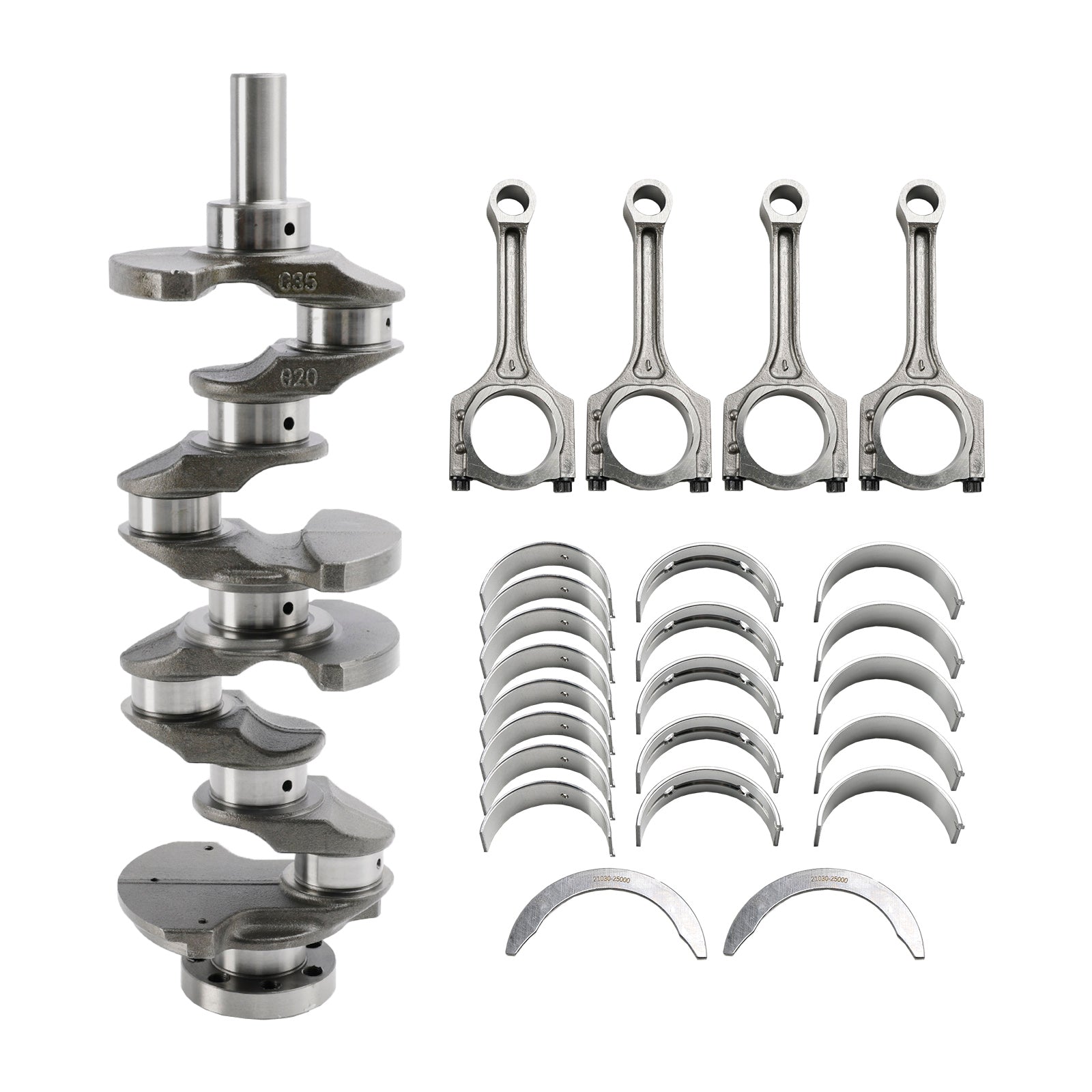 2006-2012 Hyundai Santa Fe G4KD 2.0L Engine Rebuild Kit-Crankshaft Con Rod Bearing Kit 23111-2G010