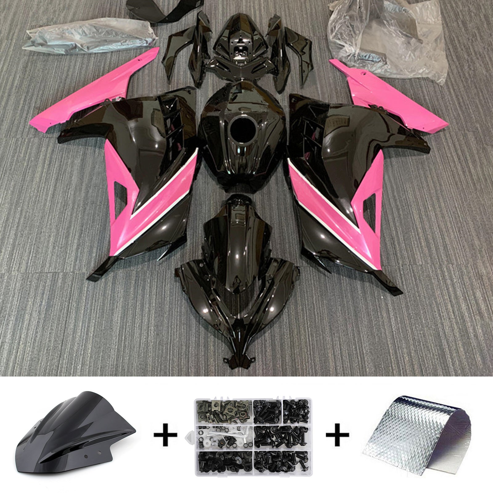 2013-2024 Kawasaki EX300/Ninja300 Injection Fairing Kit Bodywork Plastic ABS