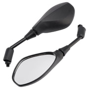 BLACK PAIR REAR VIEW MIRRORS 10MM FOR BMW F800R 2005-2026 S1000R 2013-2020