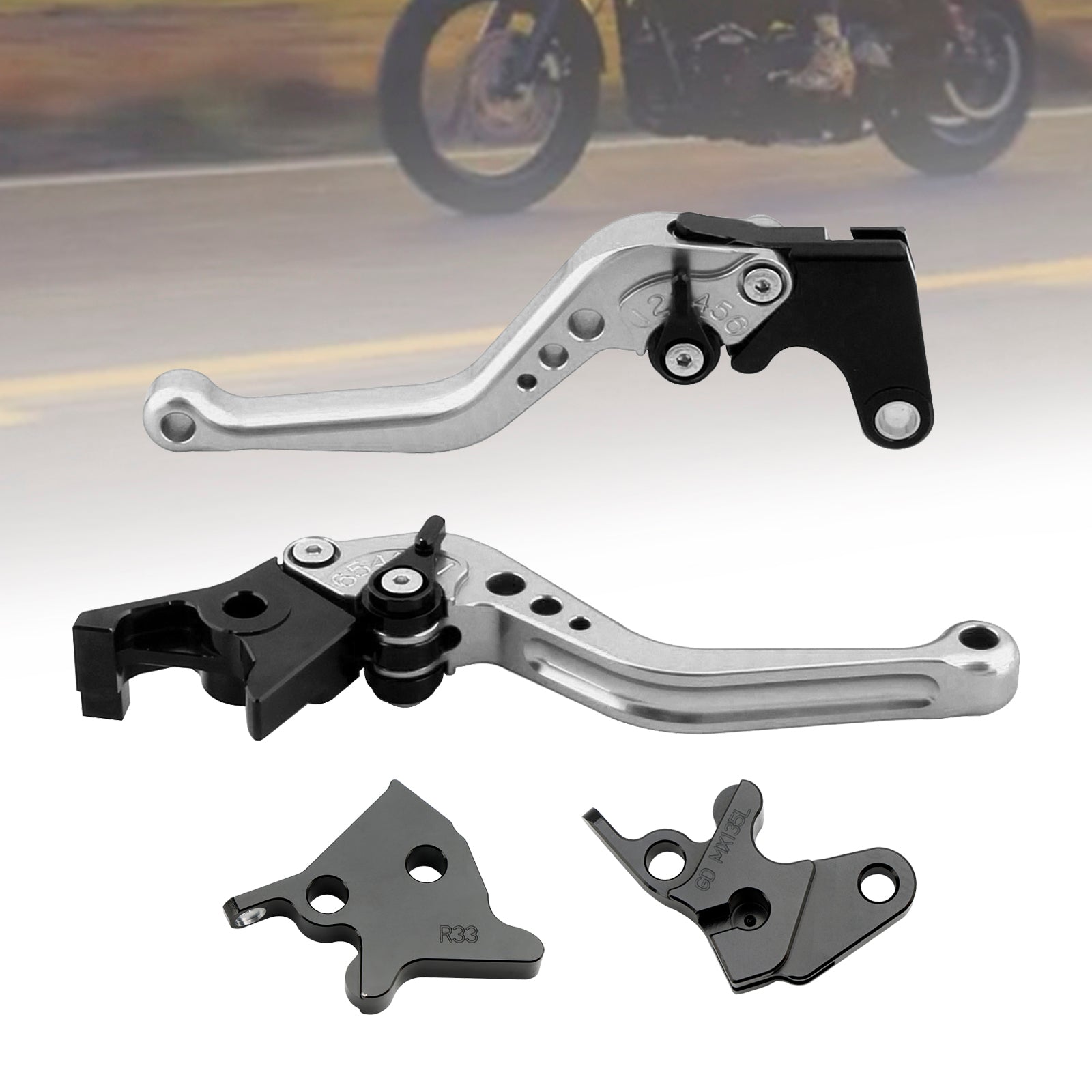 2005-2014 YAMAHA YBR125 NEW Short Clutch Brake Lever