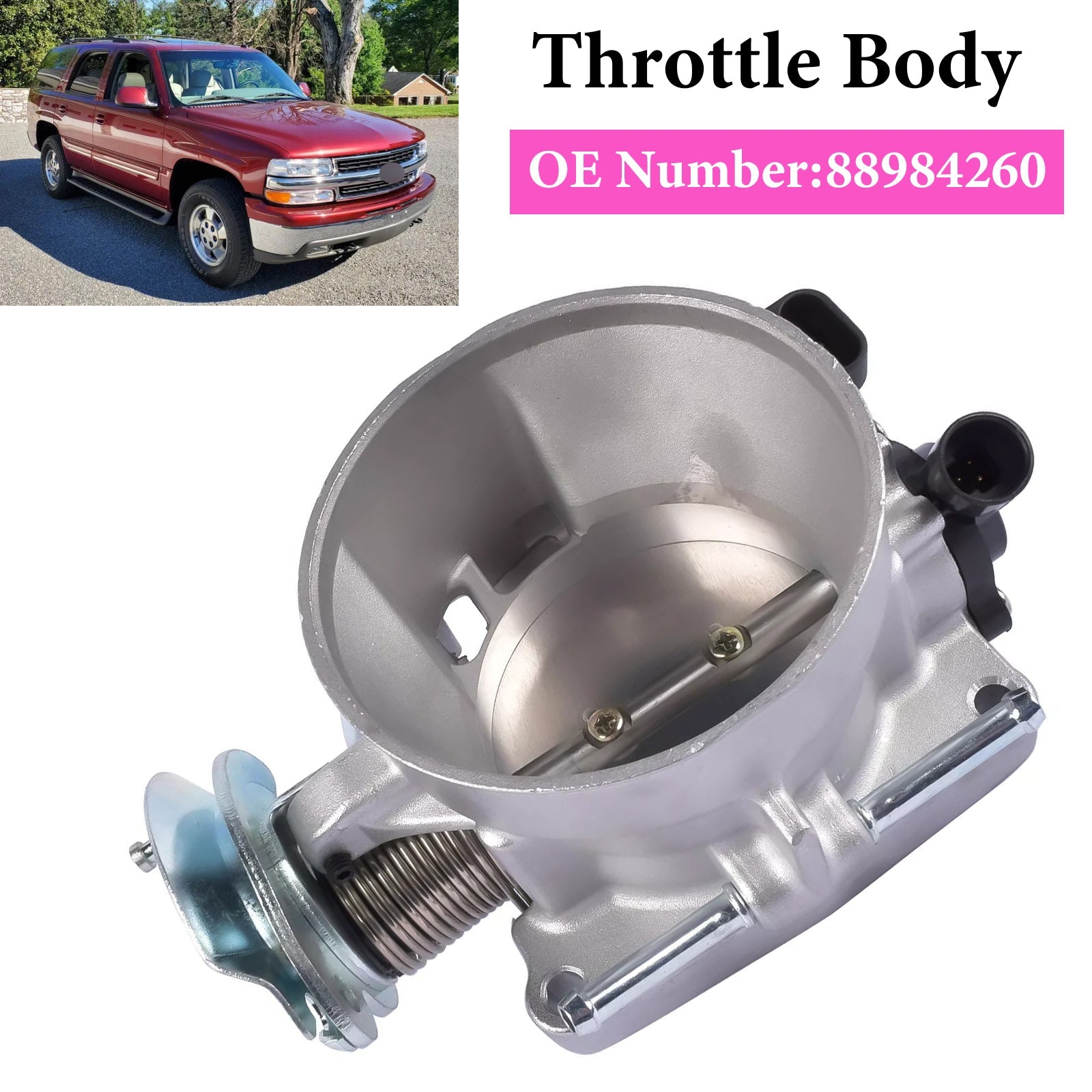 2000-2002 GMC Sierra 1500 4.8L Throttle Body 88984260