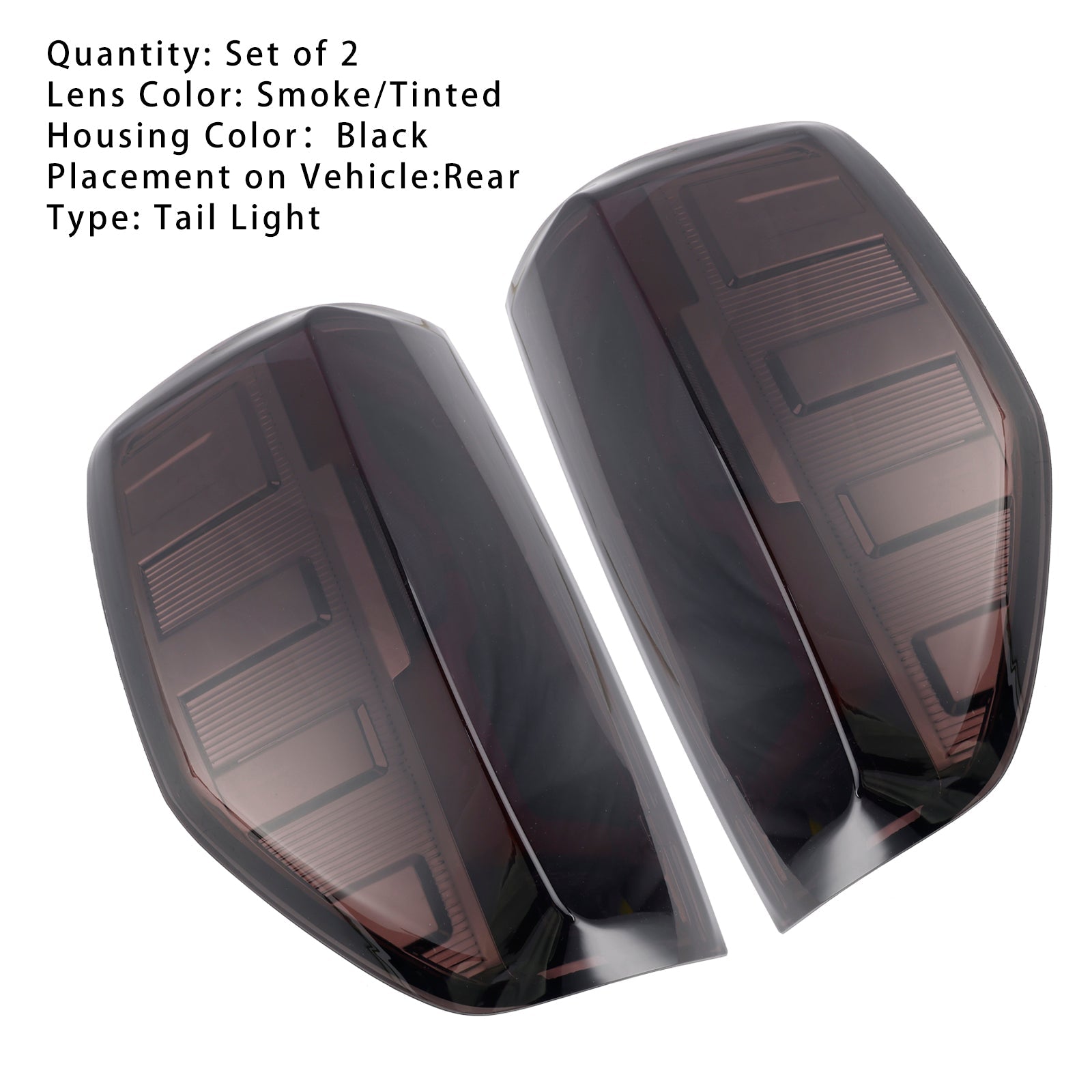 Ford Ranger T6 T7 T8 2012-2021 PX1 PX2 PX3 LED Black Clear Rear Tail Light Lamp
