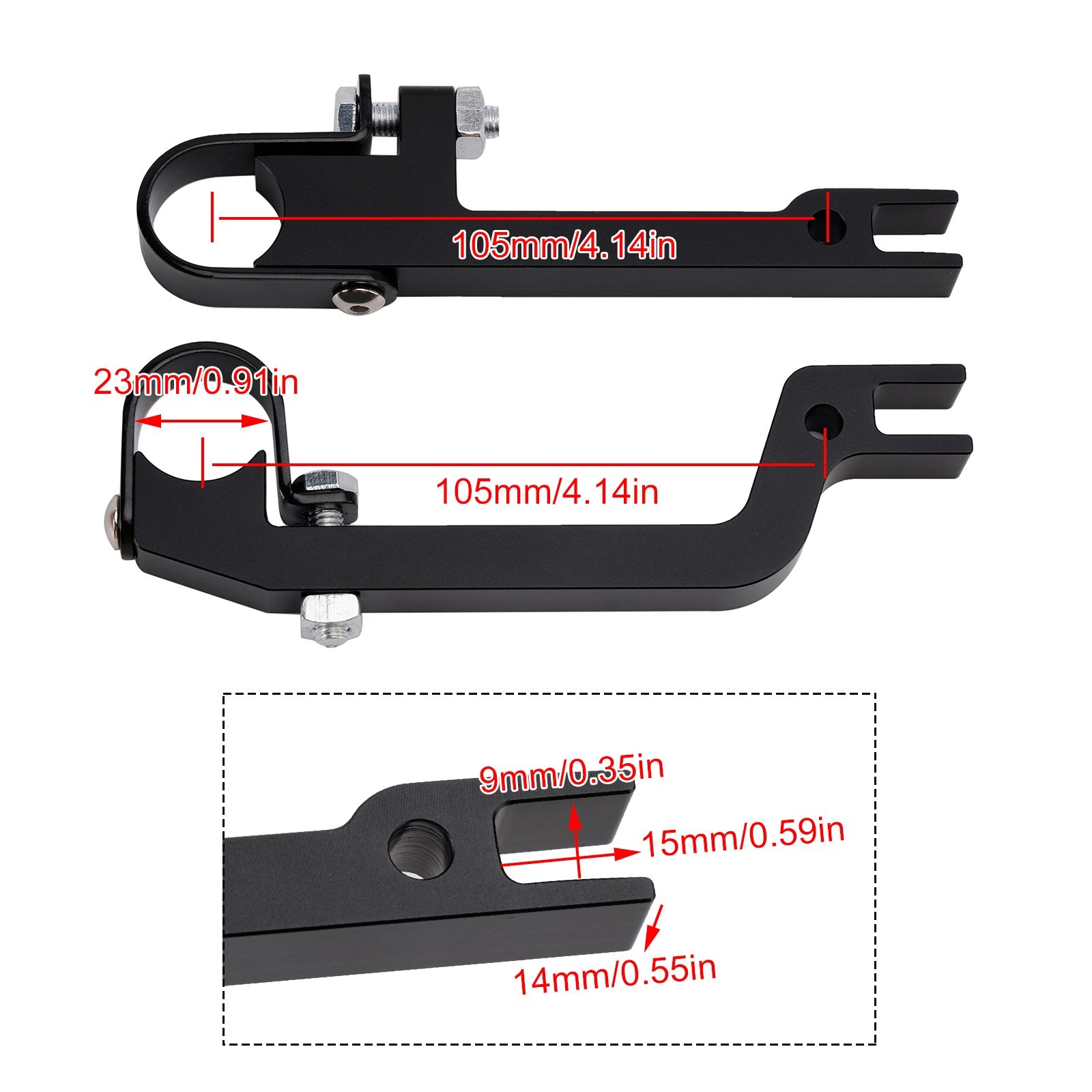34450 Handguards Bracket Protection Kit 34450 Universal For Snowmobile Ski-Doo