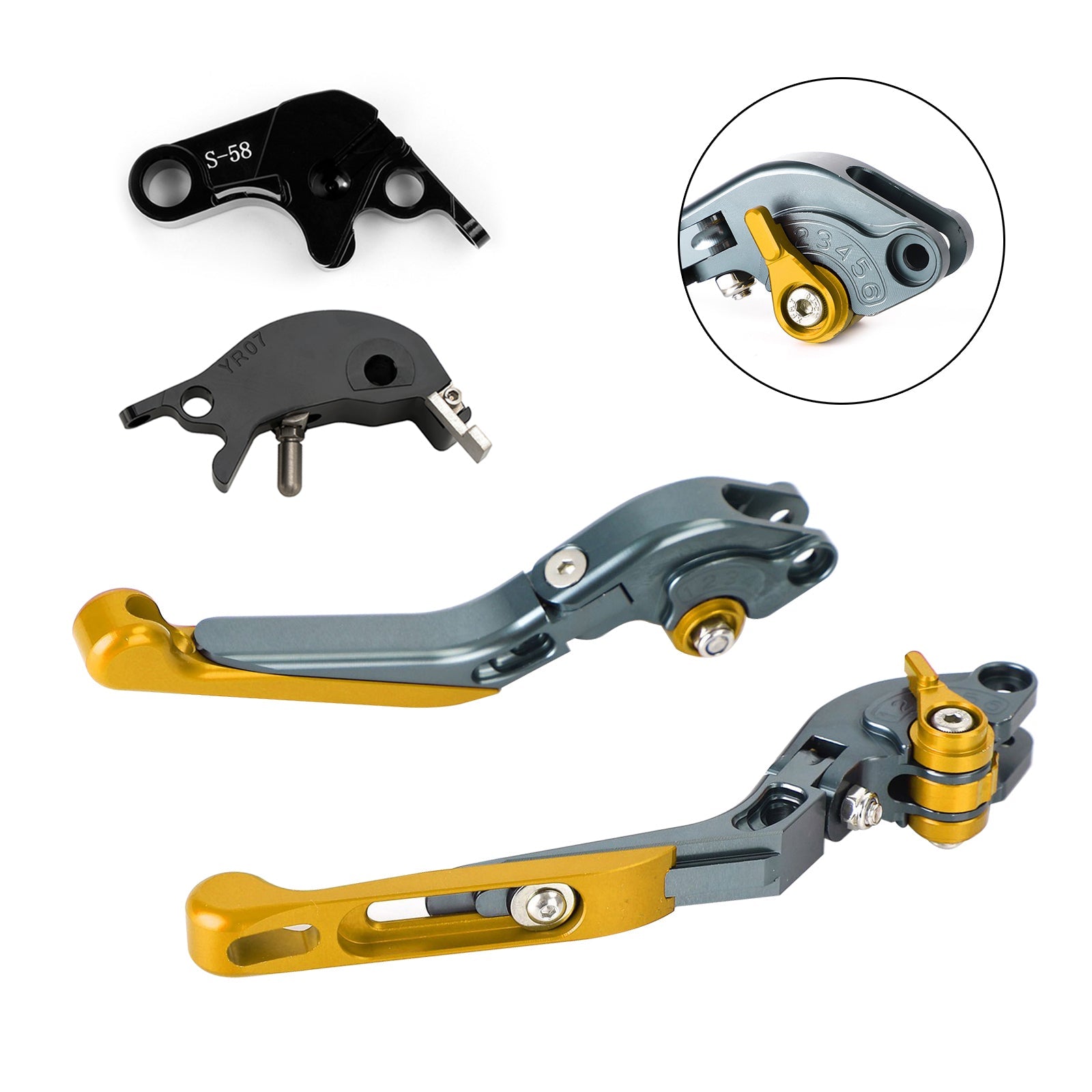 2022-2023 YAMAHA YZF R7 MT-10/SP FZ-10/SP Adjustable Clutch Brake Lever