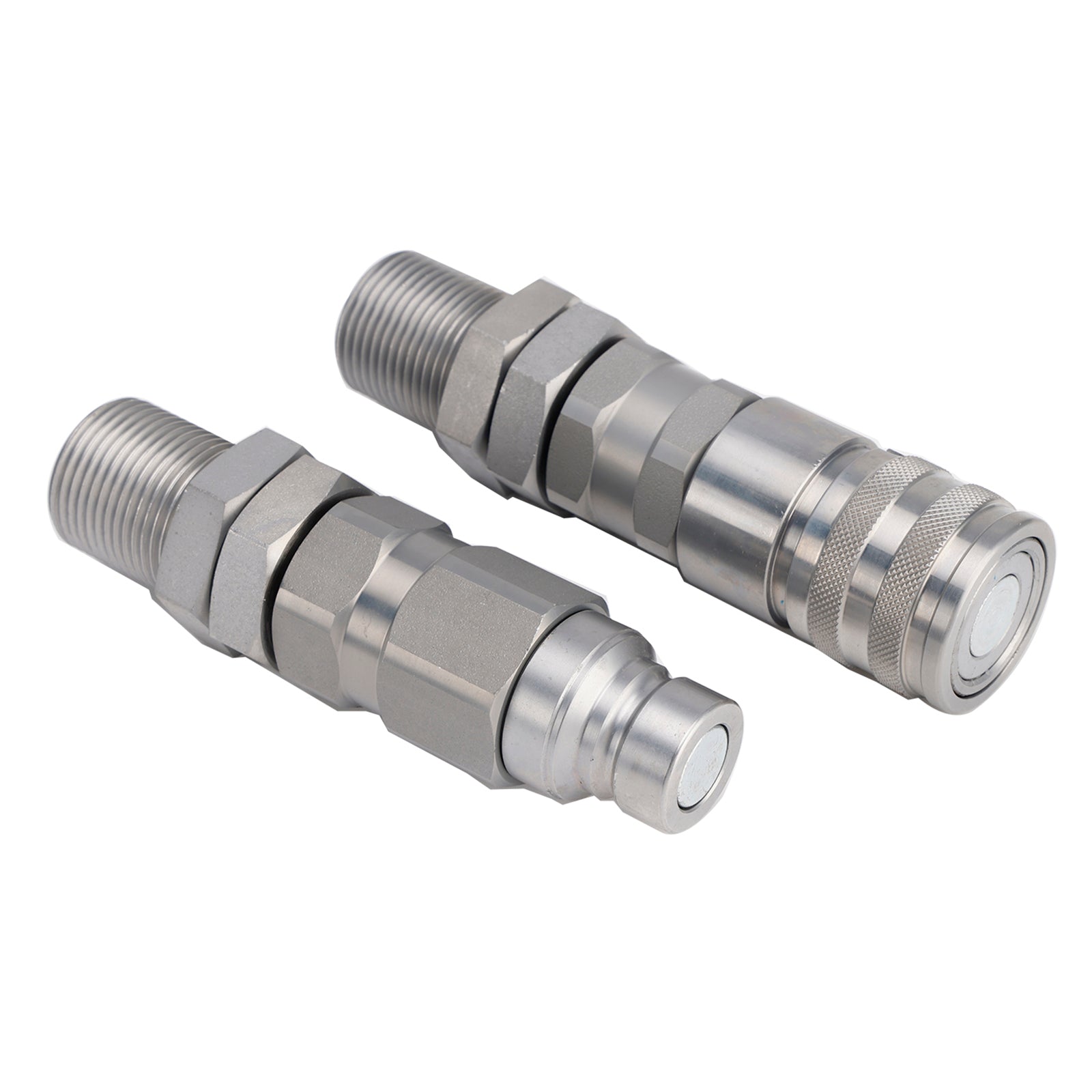 Hydraulic Flat Face Coupler Kit KV14216 AT312470 For John Deere 250 315 326D