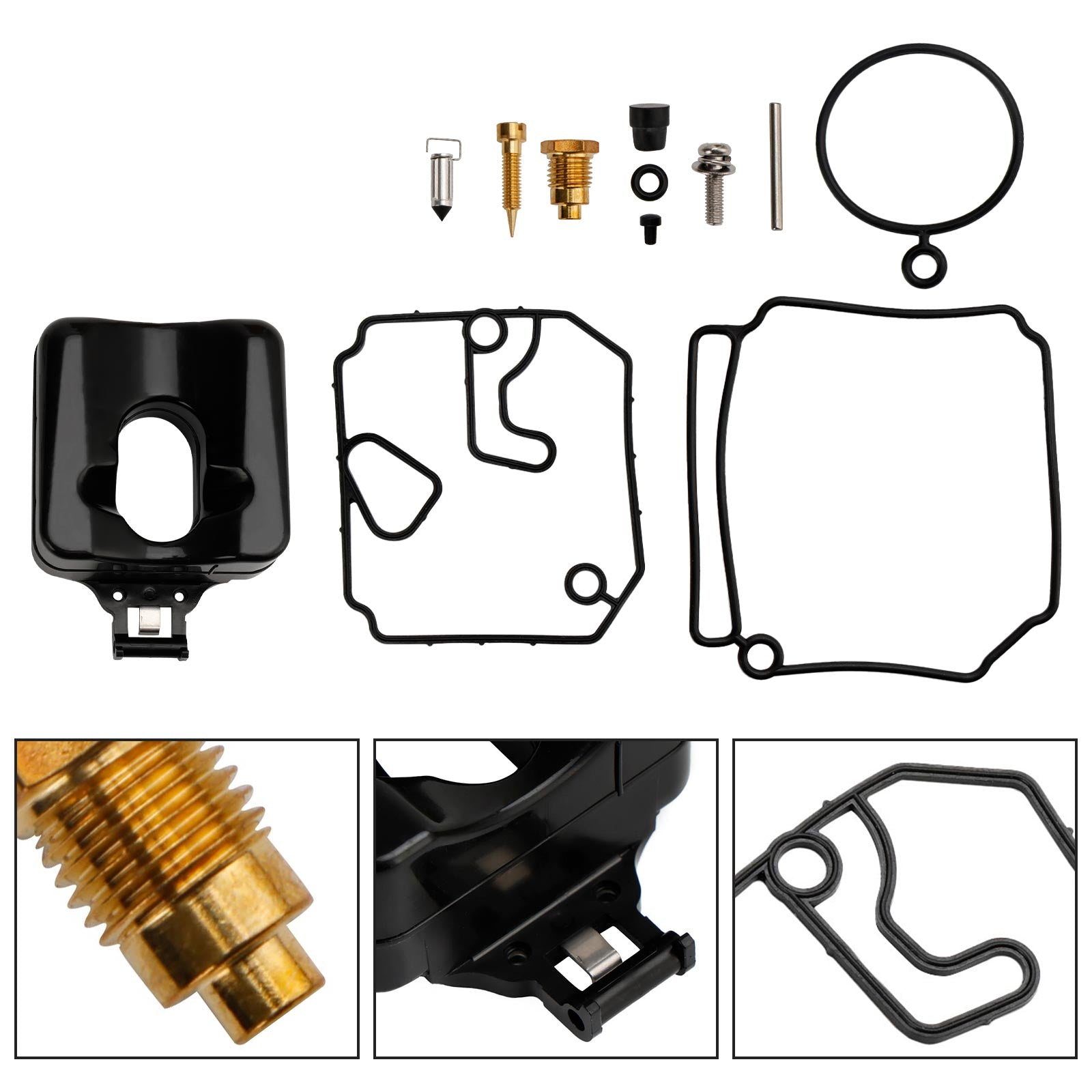 Carburetor Carb Rebuild Kit fit for Yamaha 2 Stroke 40HP 50HP Outboard Motor
